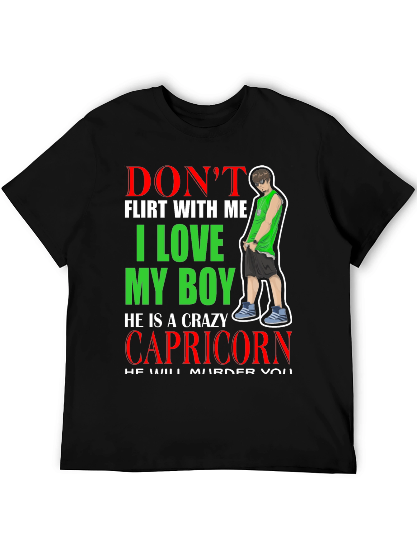Crazy Capricorn Boy T-Shirt