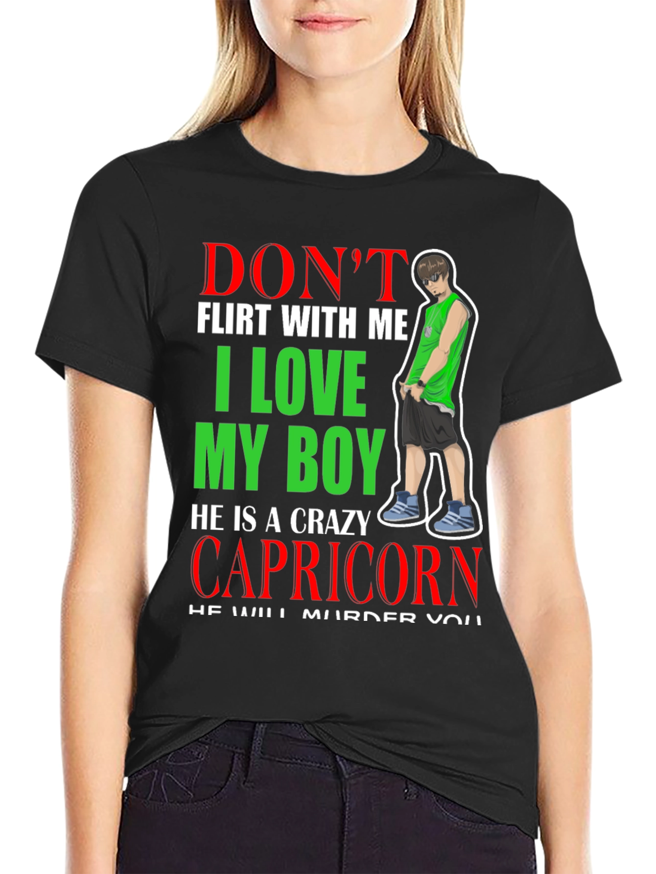 Crazy Capricorn Boy T-Shirt