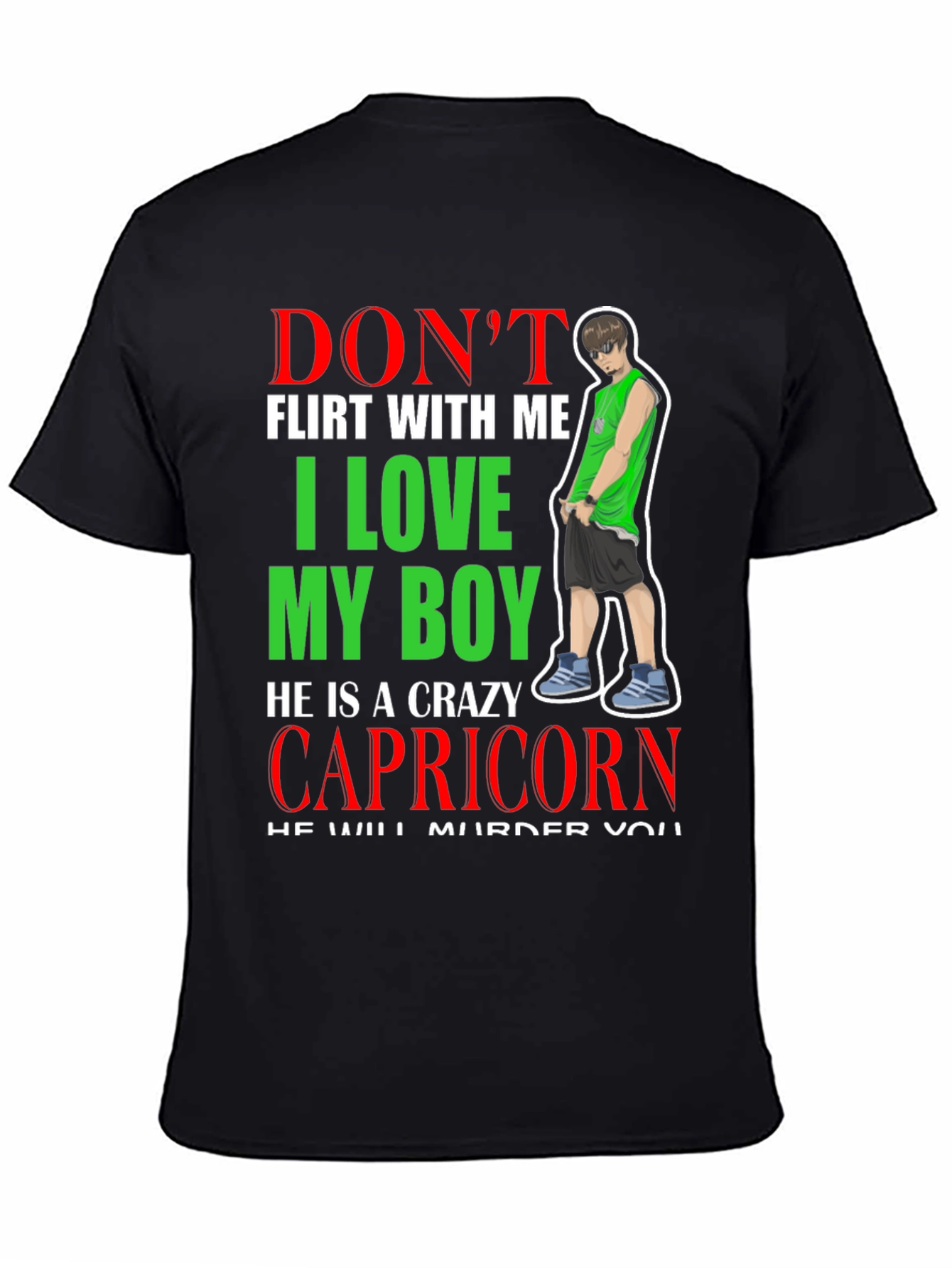 Crazy Capricorn Boy T-Shirt