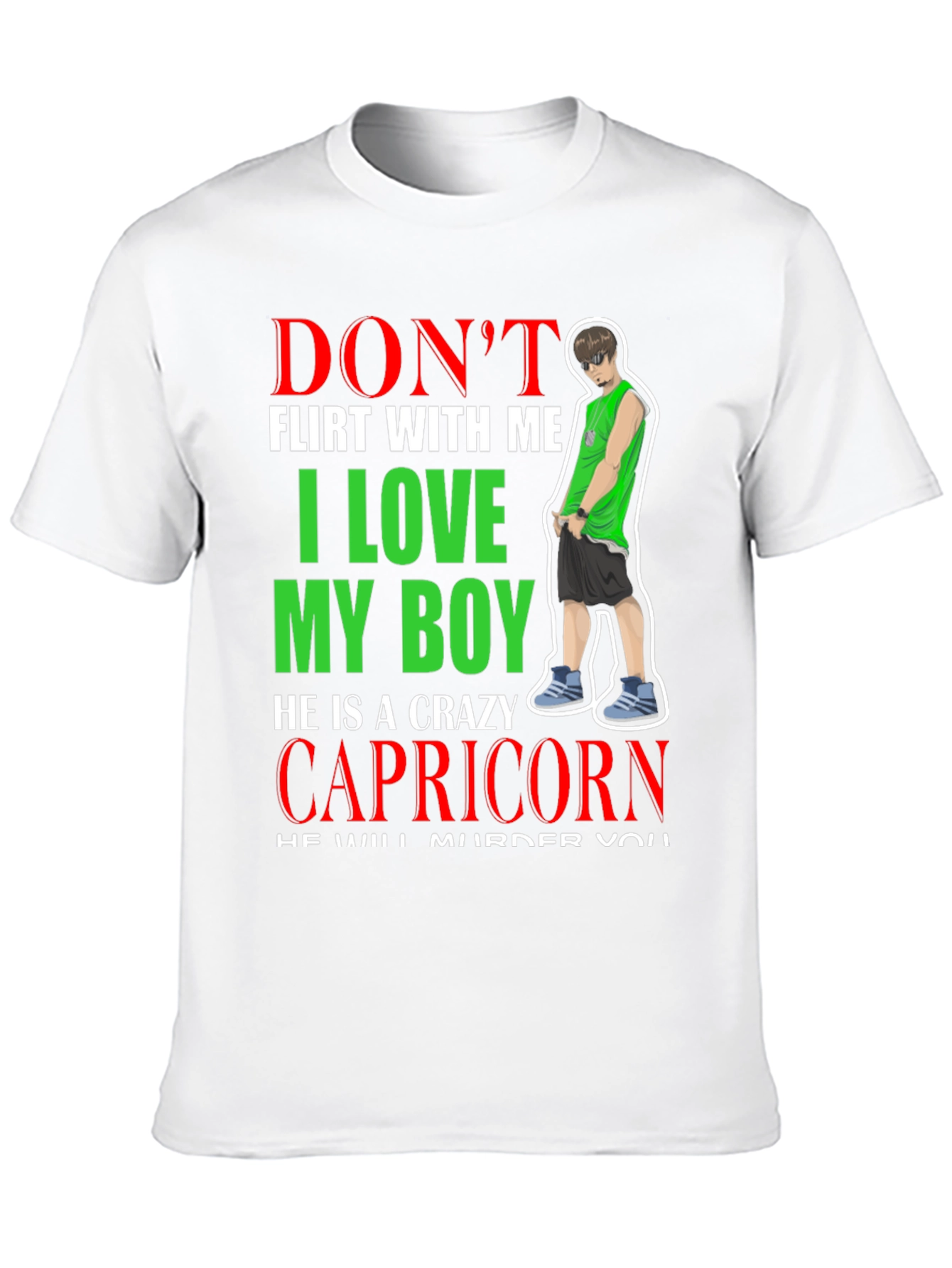Crazy Capricorn Boy T-Shirt