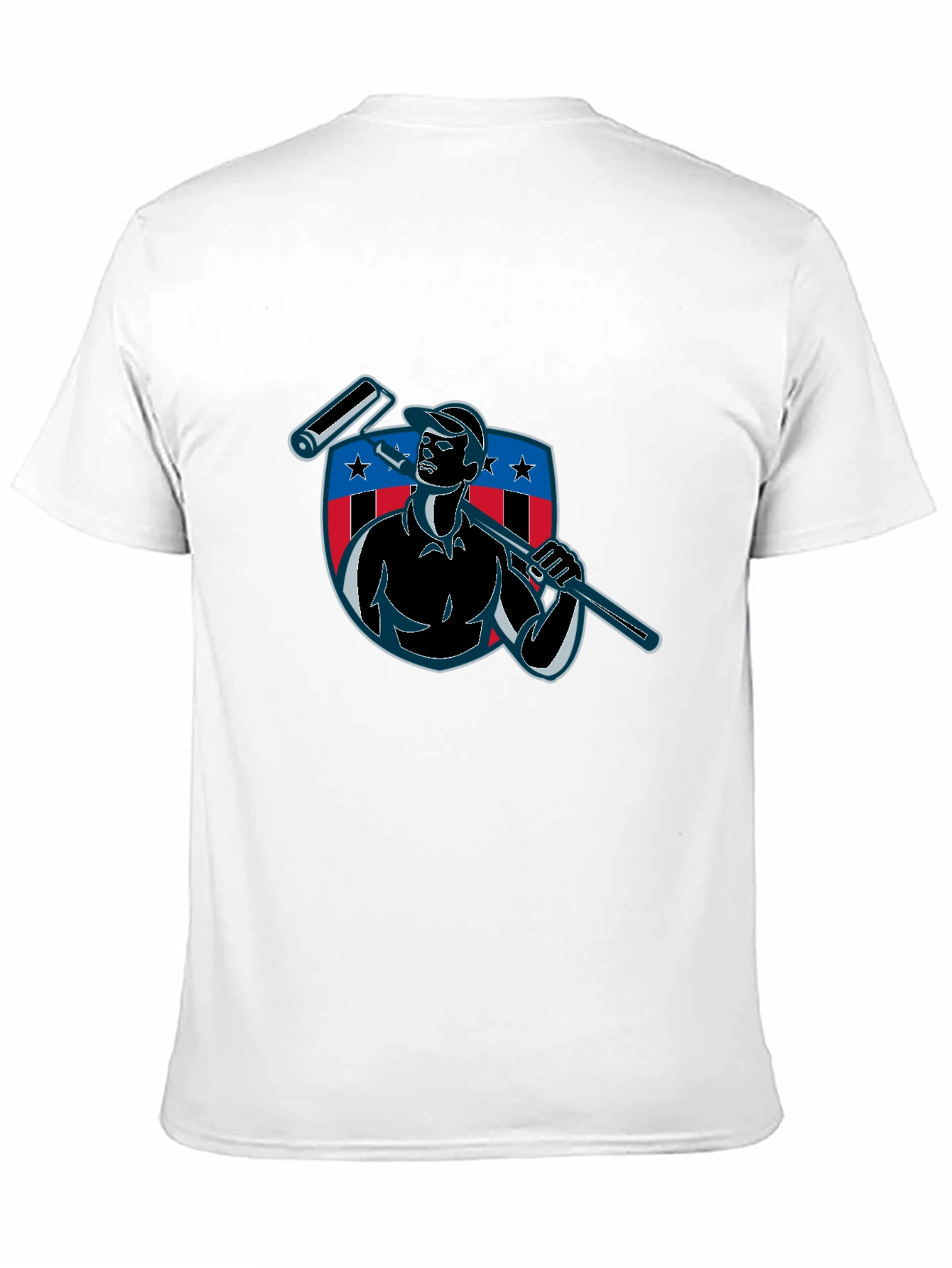 Patriotic Painter Graphic Tee - USA Pride