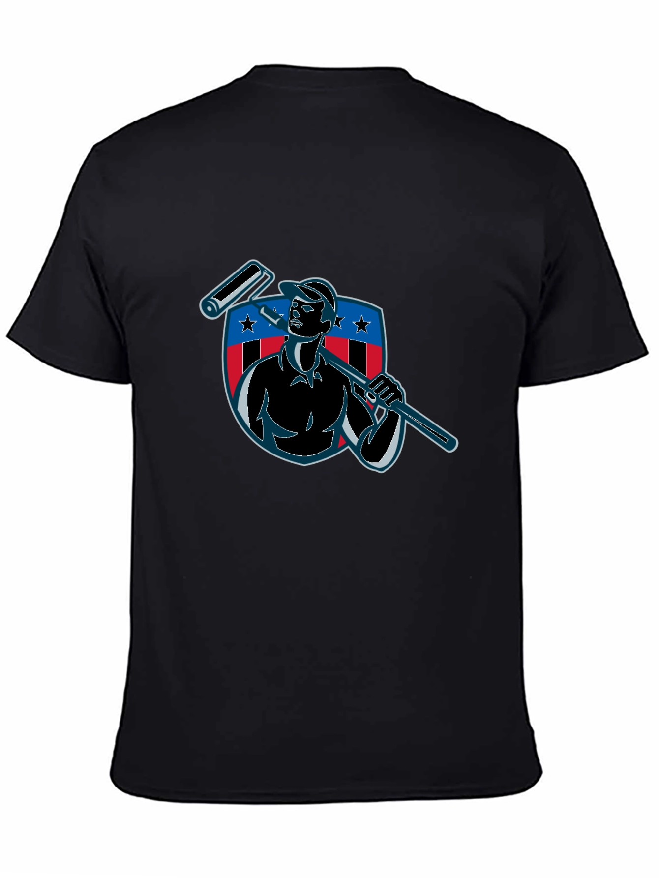 Patriotic Painter Graphic Tee - USA Pride