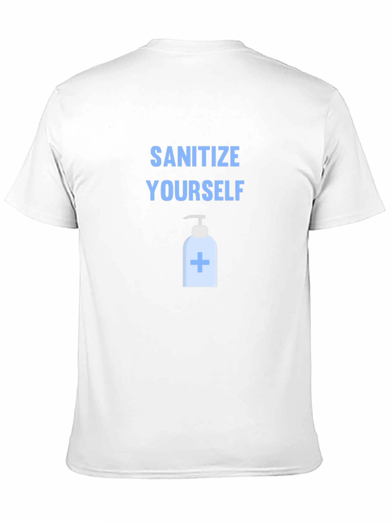 Sanitize Yourself Graphic Tee - Black Cotton T-Shirt