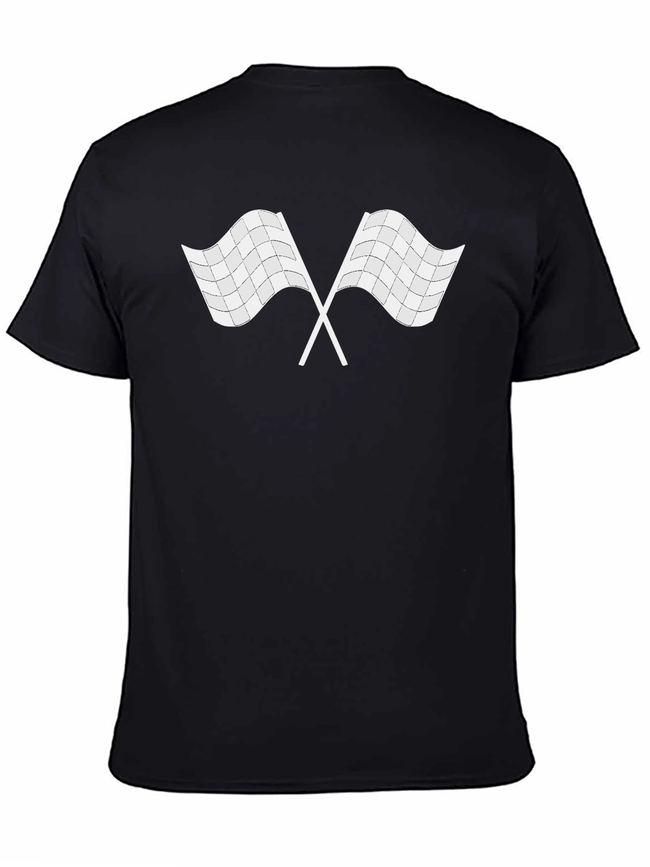 Checkered Flag Graphic Tee - Racing Fan T-Shirt