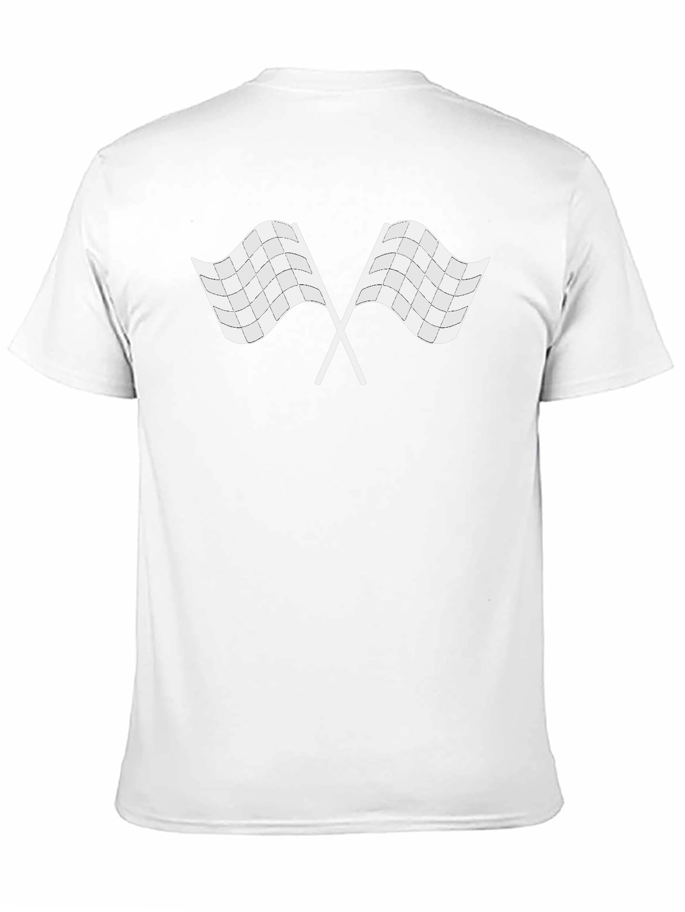 Checkered Flag Graphic Tee - Racing Fan T-Shirt