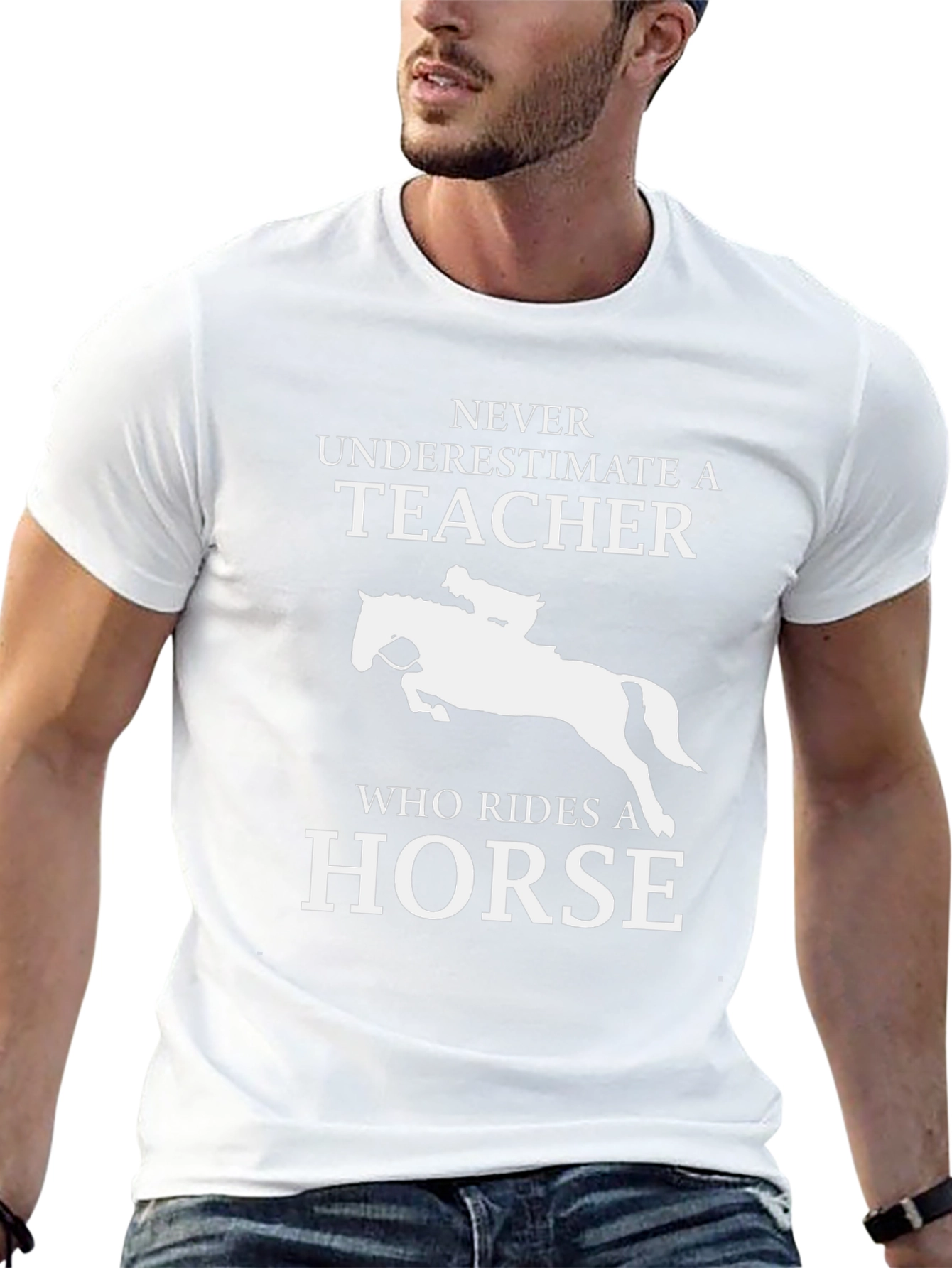 Teacher Who Rides a Horse T-Shirt