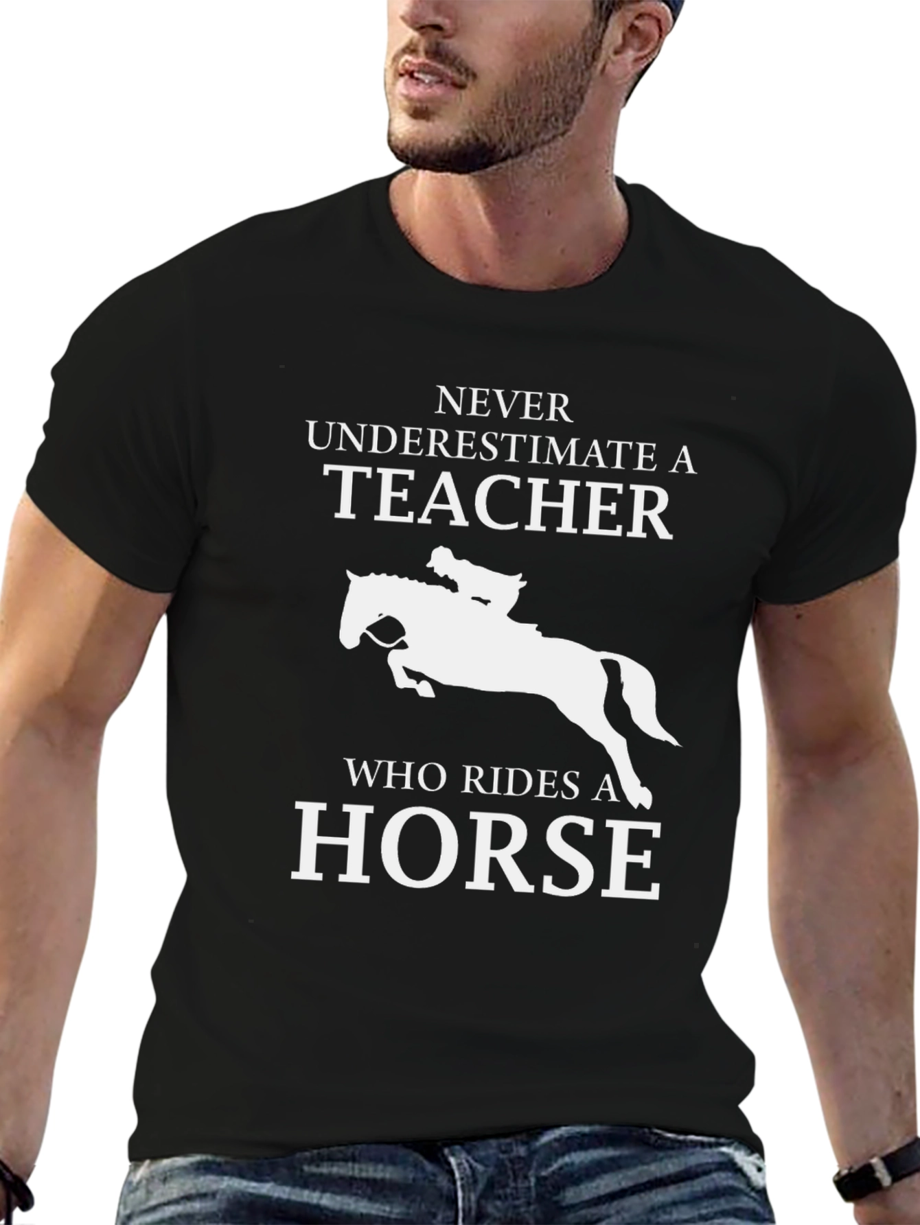 Teacher Who Rides a Horse T-Shirt