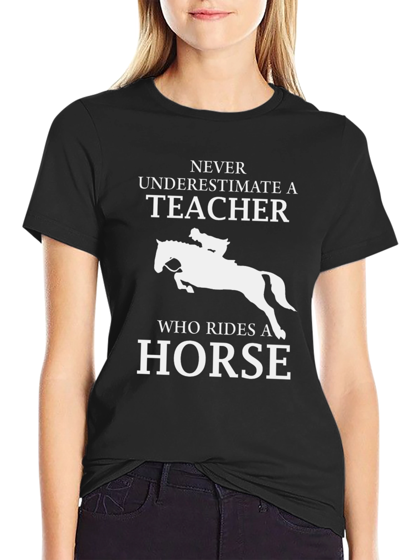 Teacher Who Rides a Horse T-Shirt