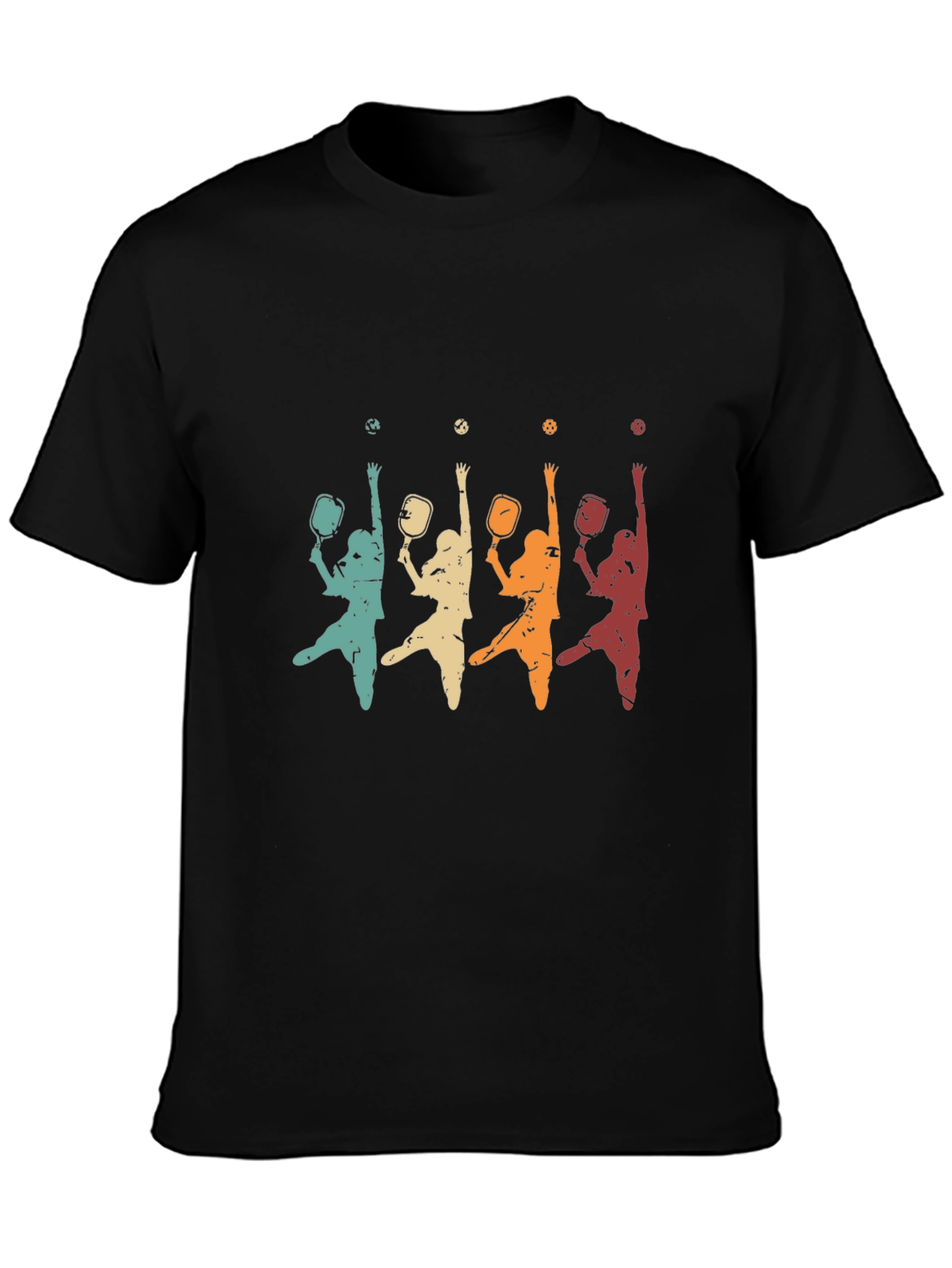 Retro Pickleball Player T-Shirt