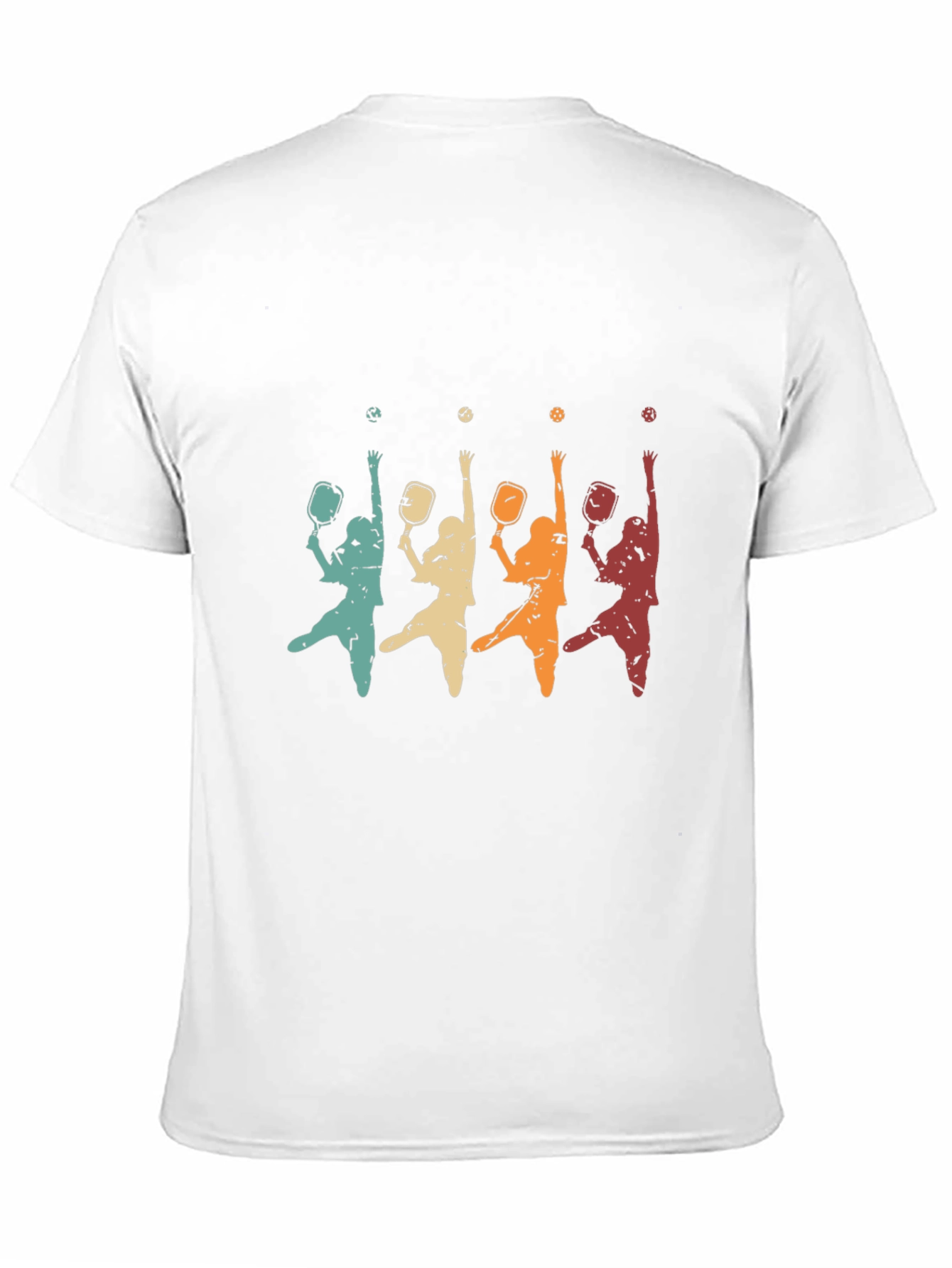 Retro Pickleball Player T-Shirt
