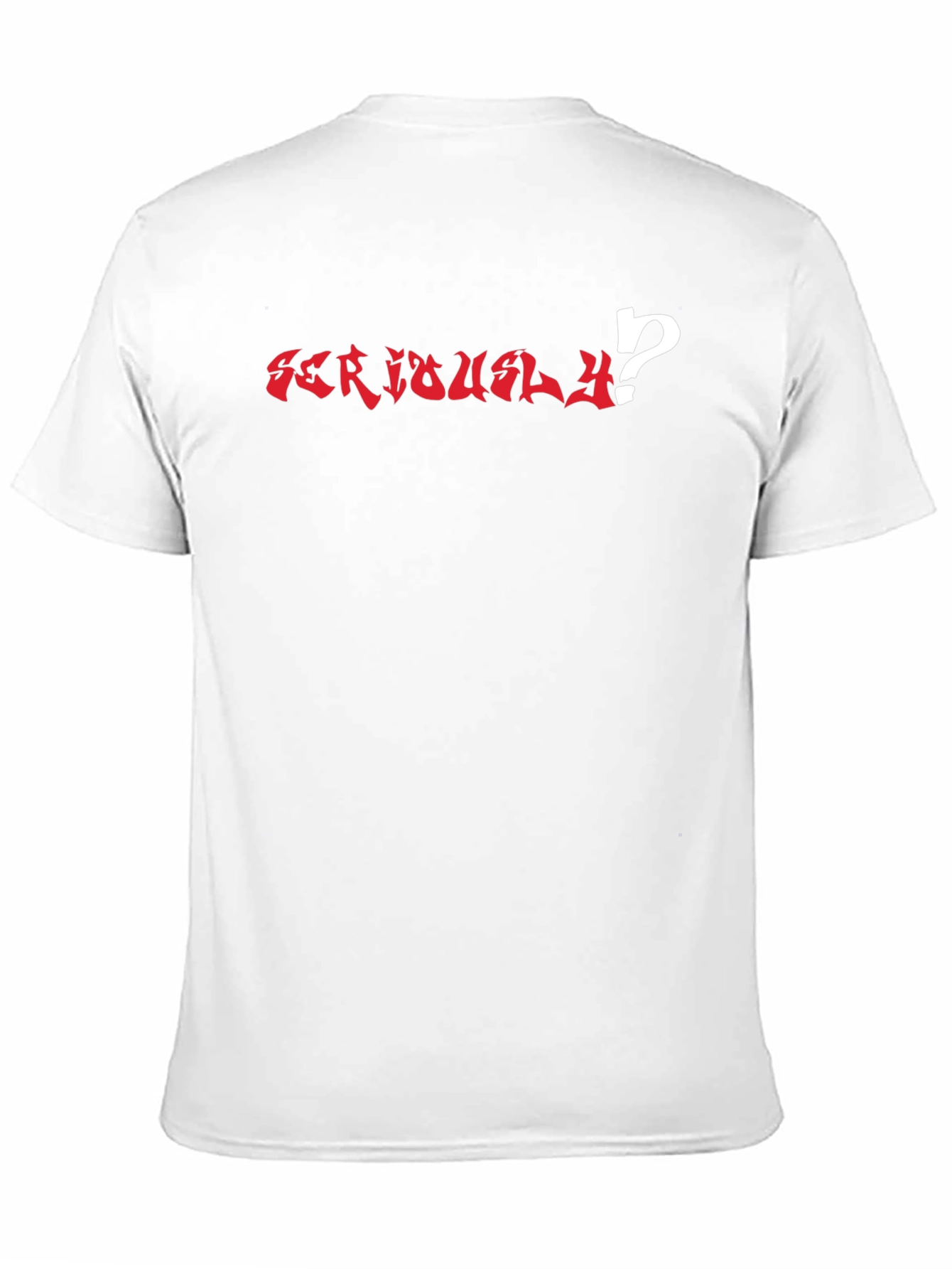 Seriously? Graphic T-Shirt - Black