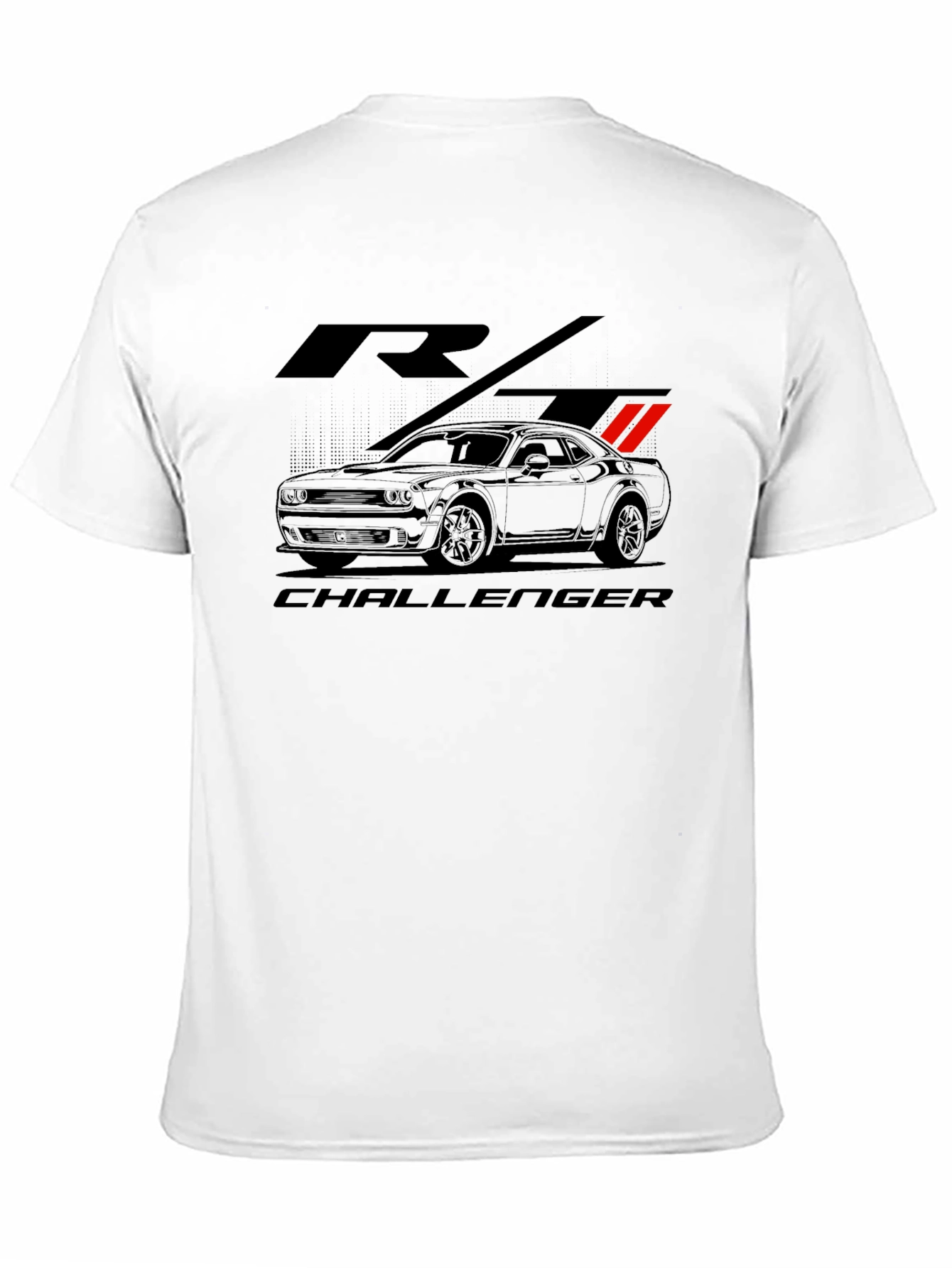 Dodge Challenger RT Graphic Tee - Black