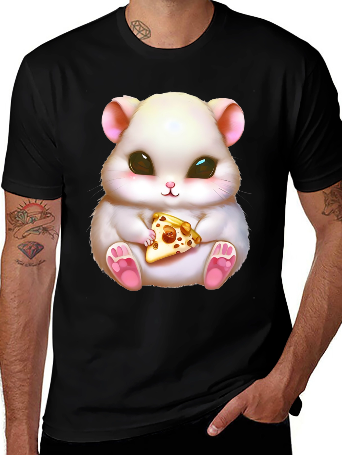 Cute Hamster Pizza T-Shirt