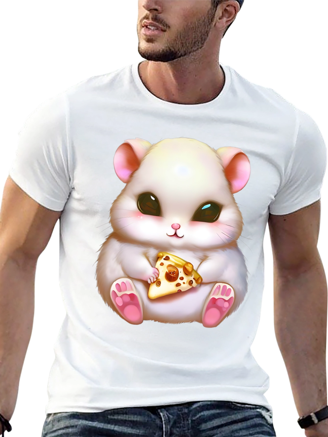 Cute Hamster Pizza T-Shirt