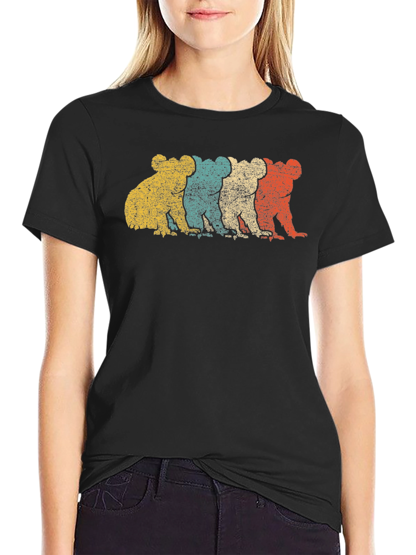 Retro Koala T-Shirt - Distressed Print