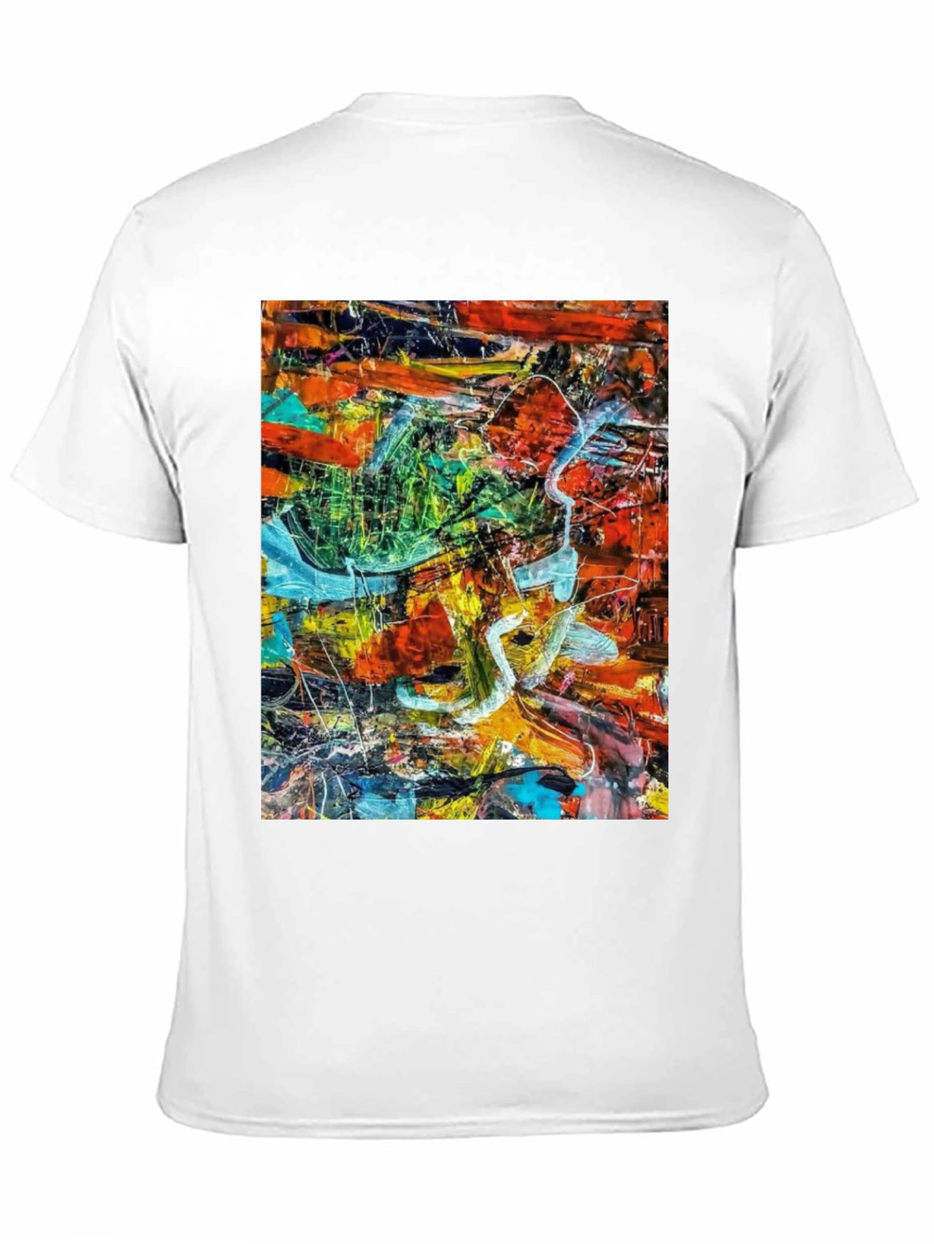Abstract Art Graphic Black T-Shirt