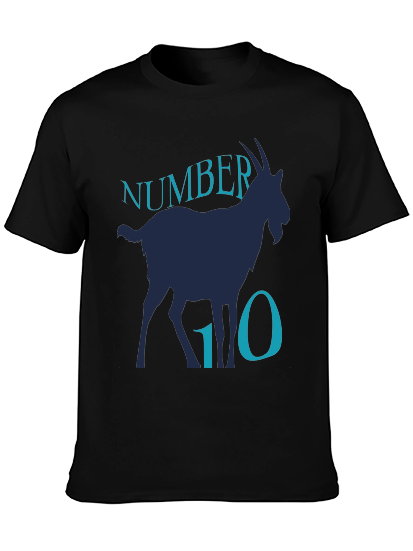 Number 10 Goat Graphic T-Shirt