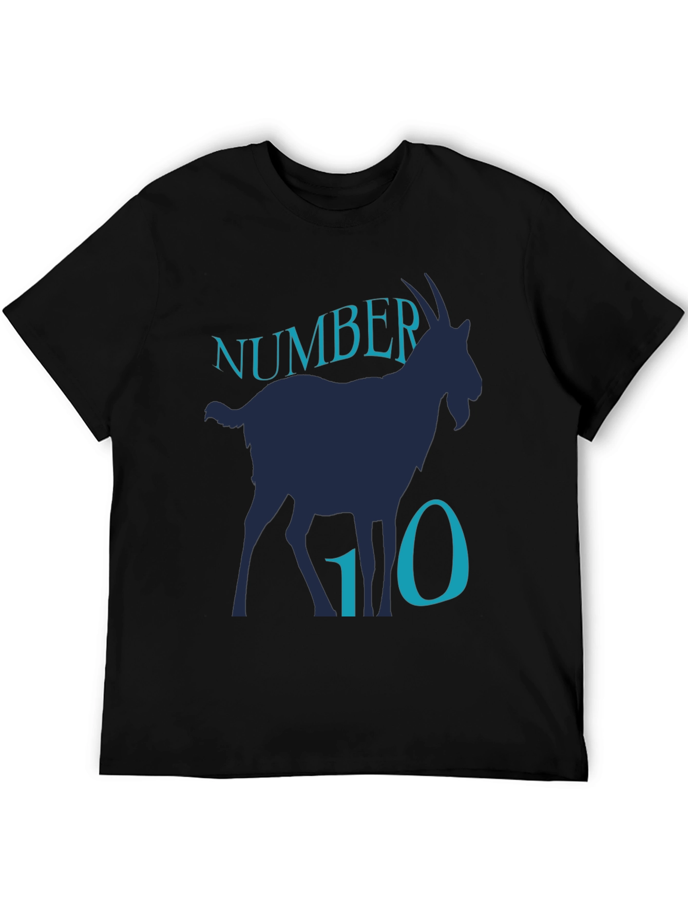Number 10 Goat Graphic T-Shirt