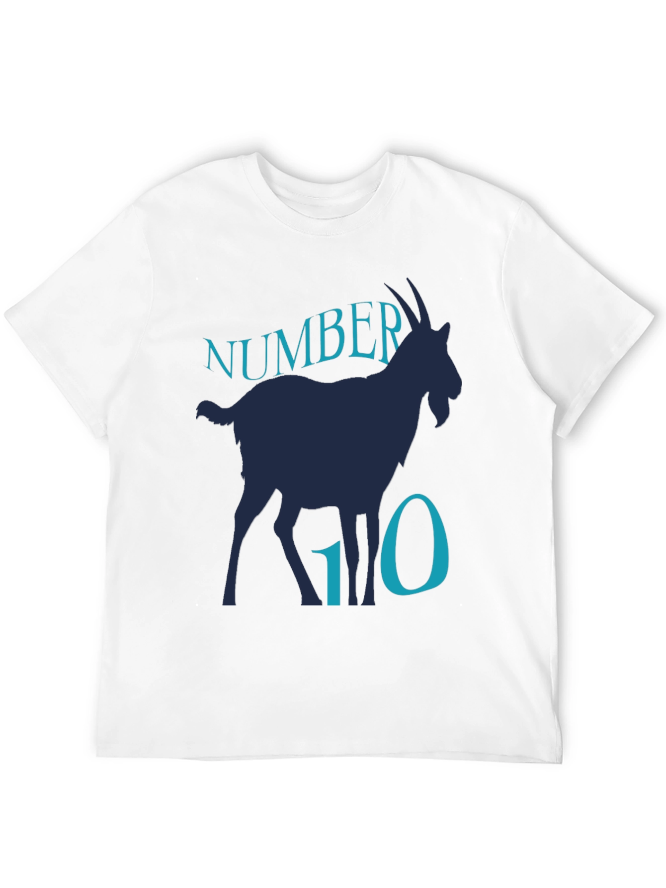 Number 10 Goat Graphic T-Shirt