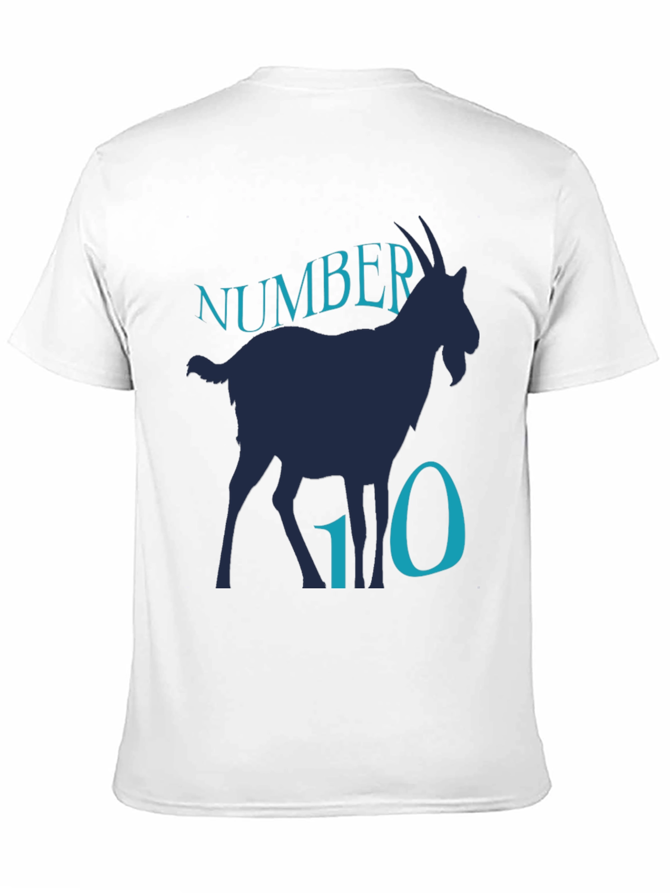 Number 10 Goat Graphic T-Shirt