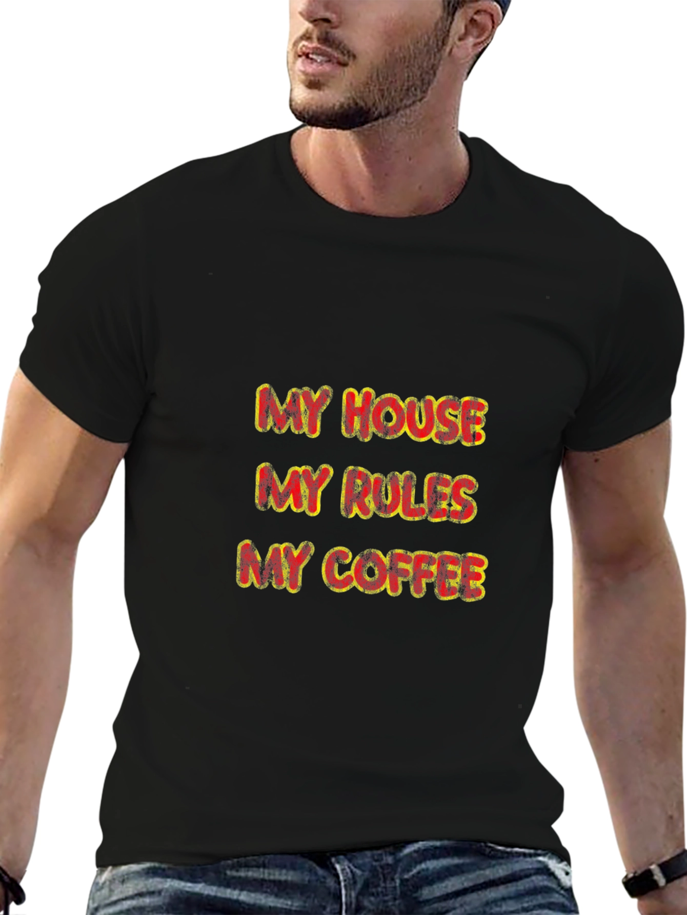 My House My Rules My Coffee Graphic Tee