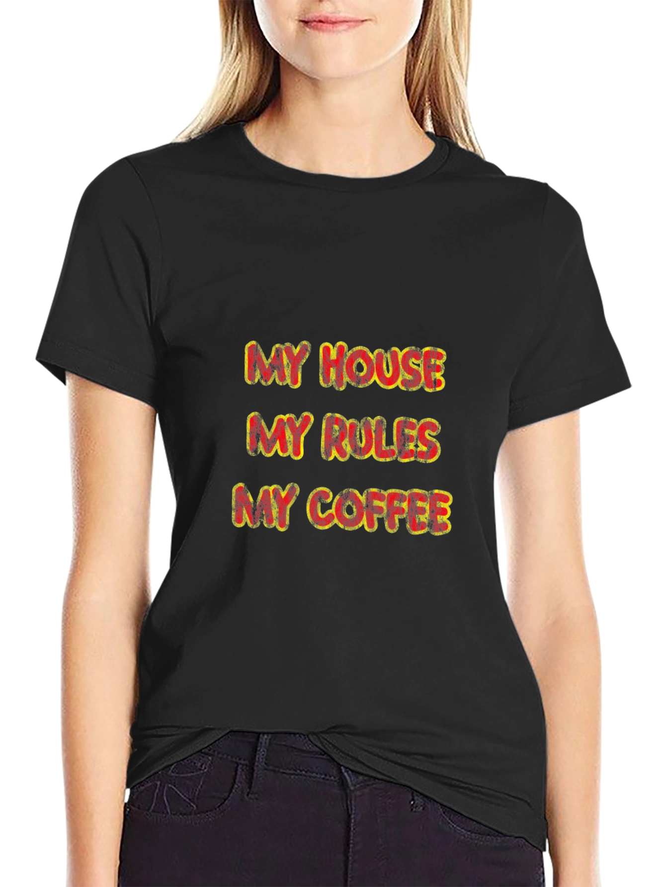 My House My Rules My Coffee Graphic Tee