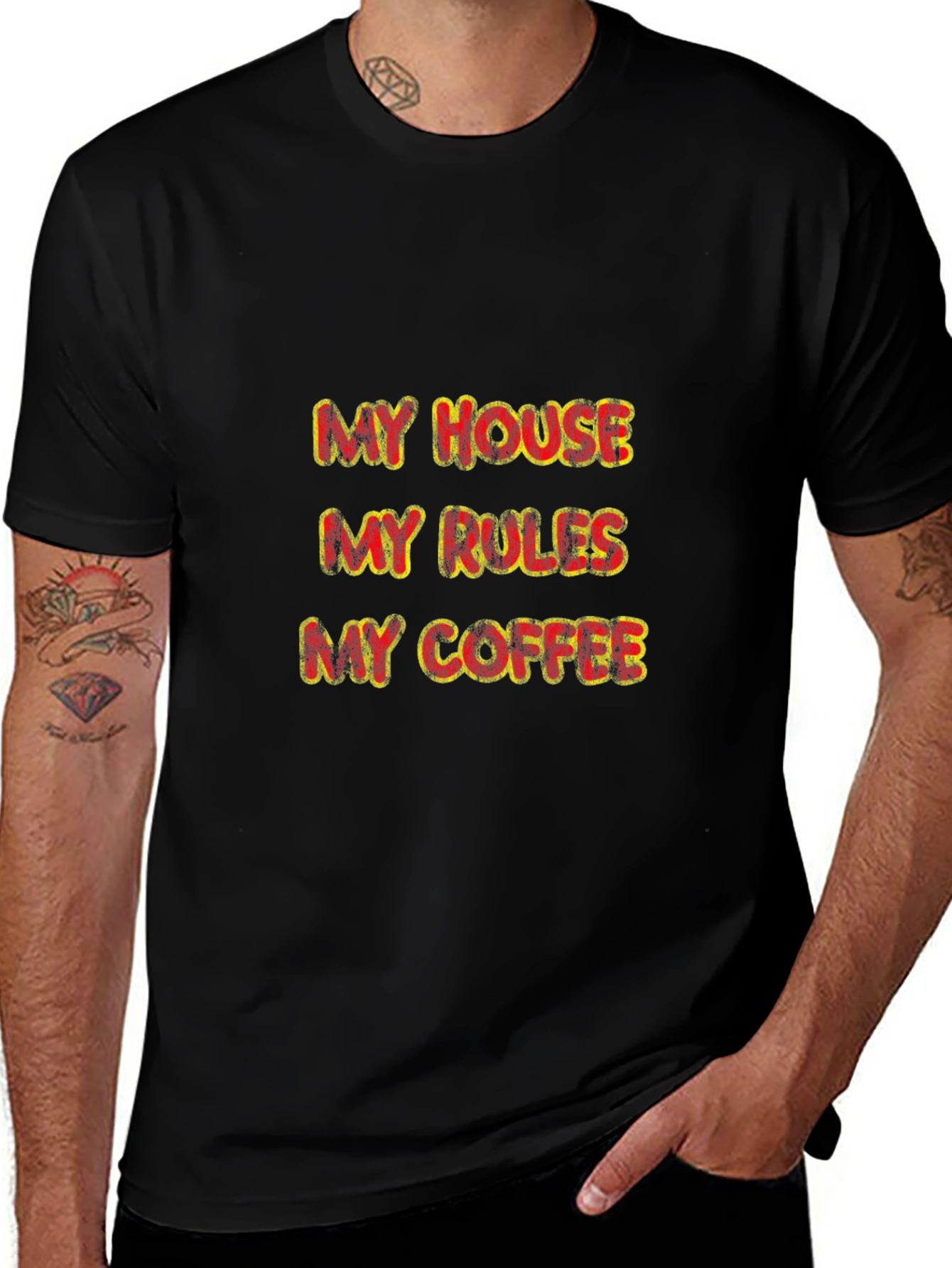 My House My Rules My Coffee Graphic Tee