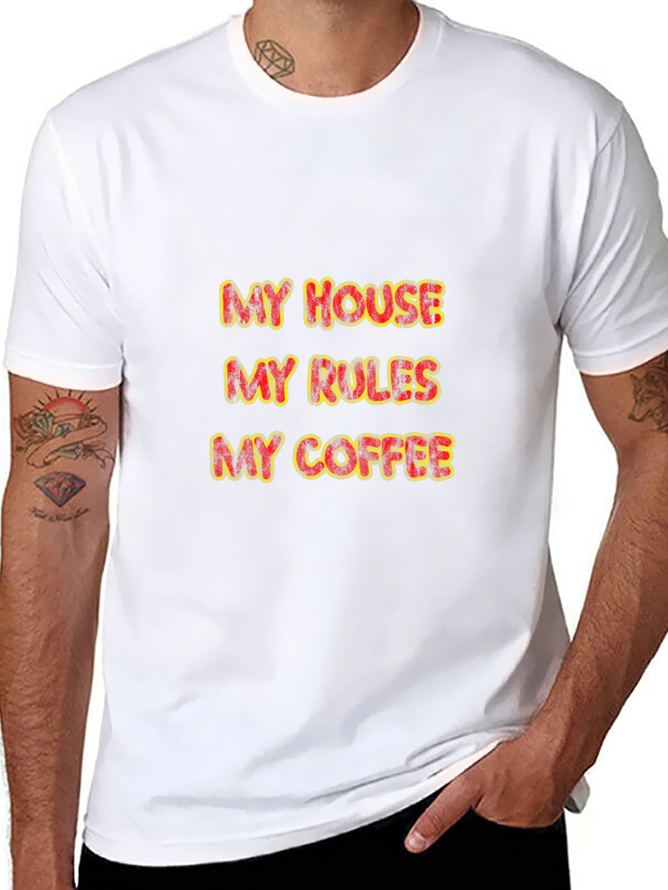 My House My Rules My Coffee Graphic Tee