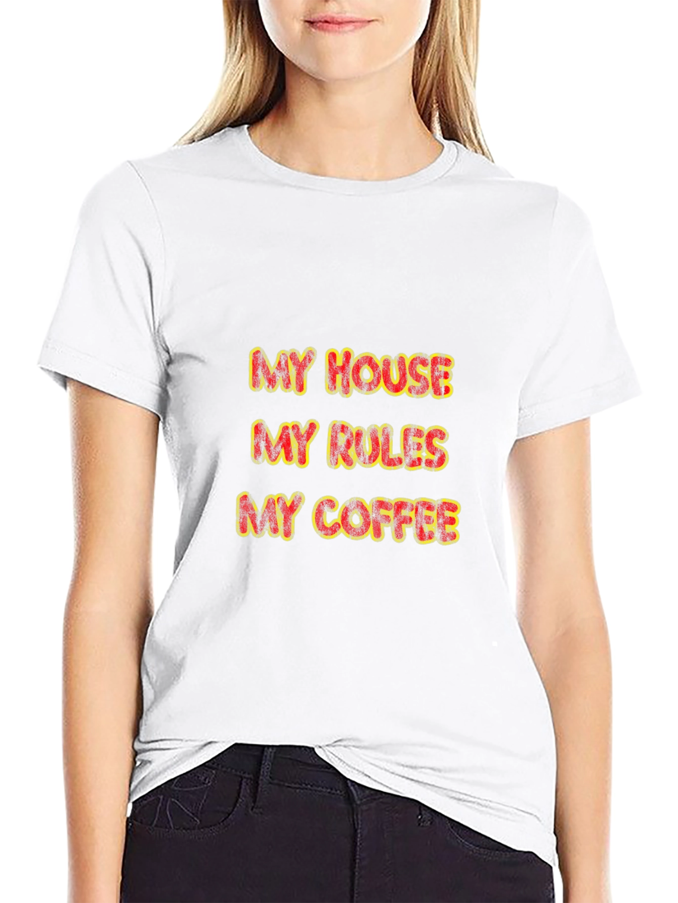 My House My Rules My Coffee Graphic Tee
