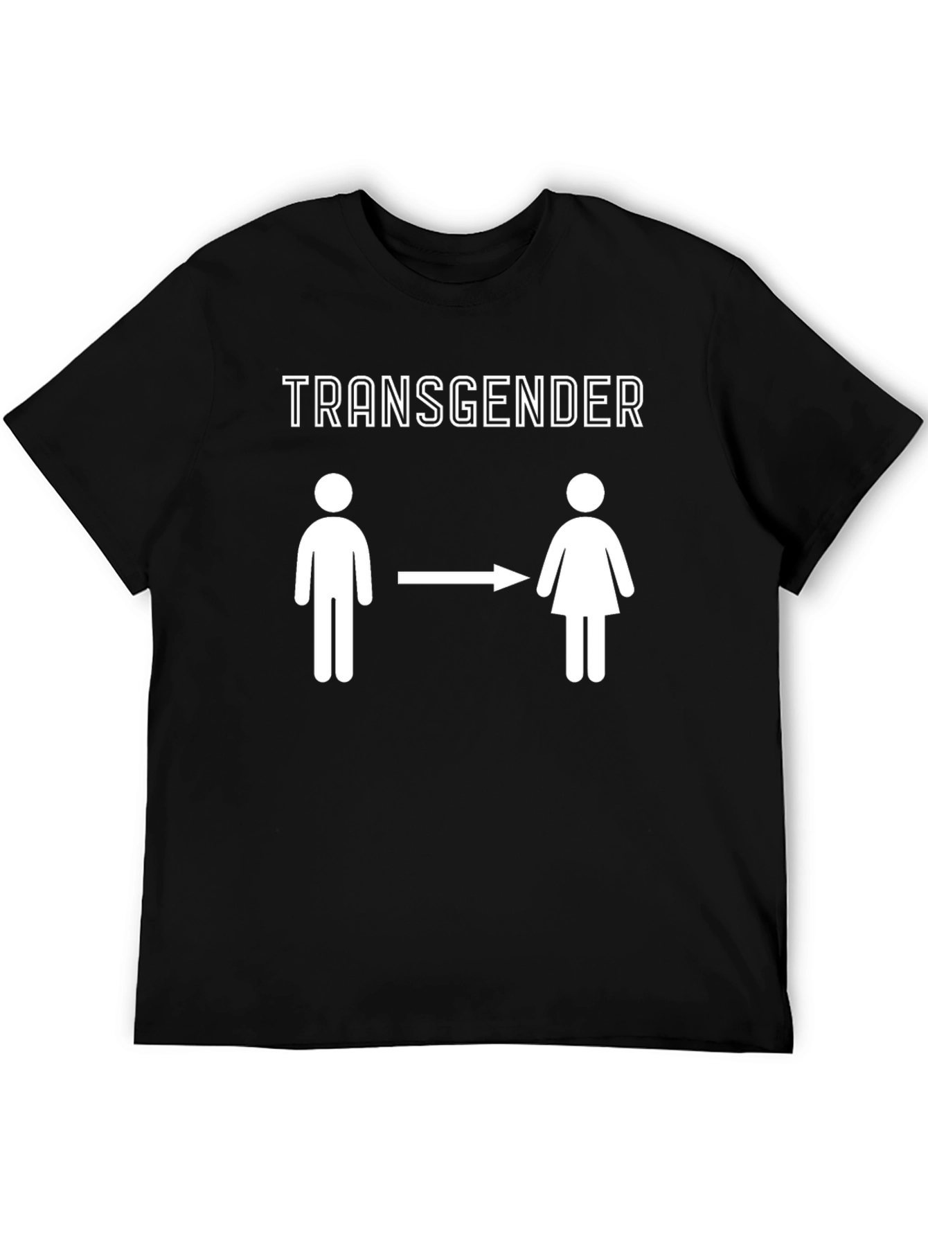 Transgender Symbol Graphic Print T-Shirt