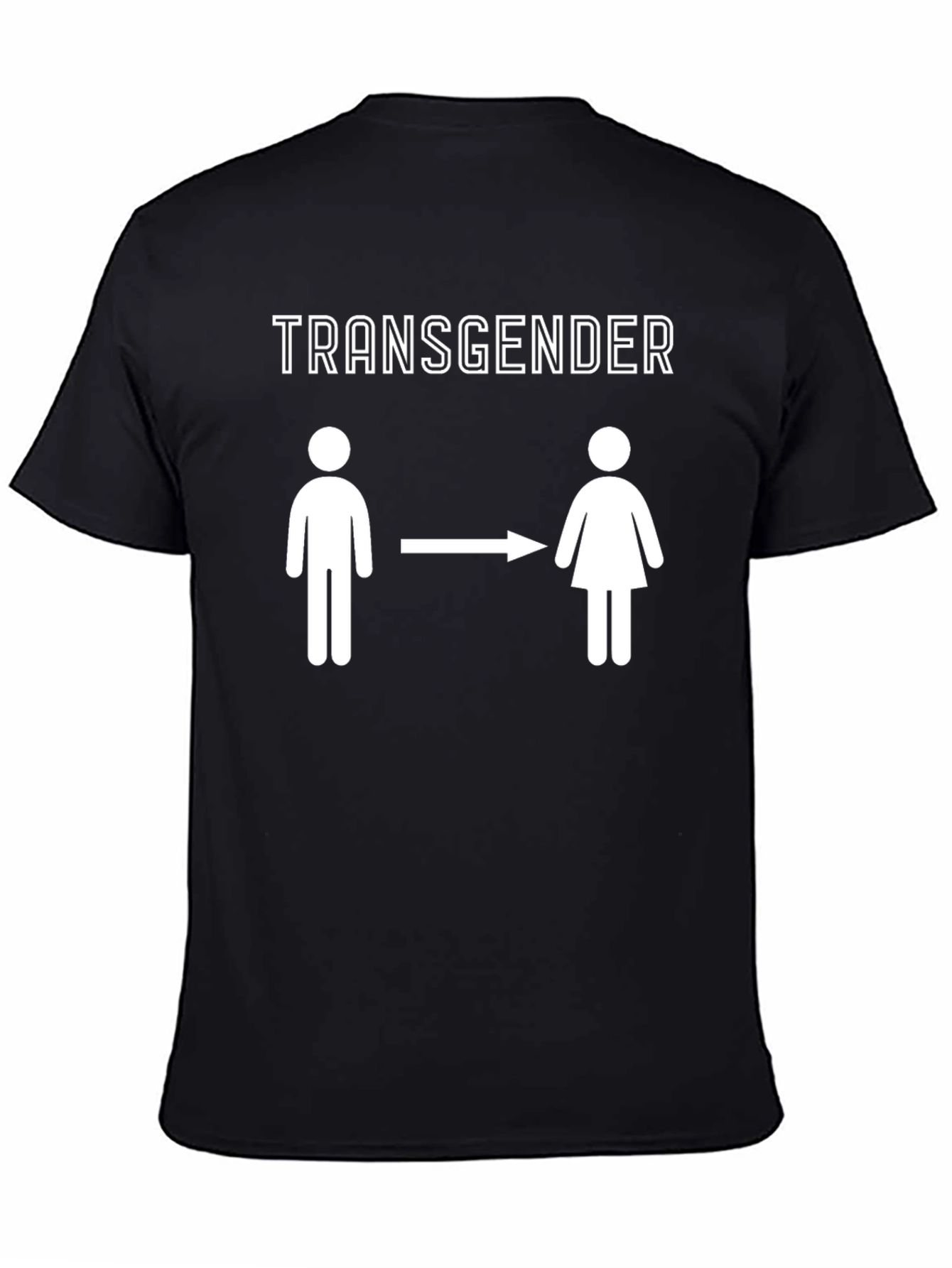 Transgender Symbol Graphic Print T-Shirt