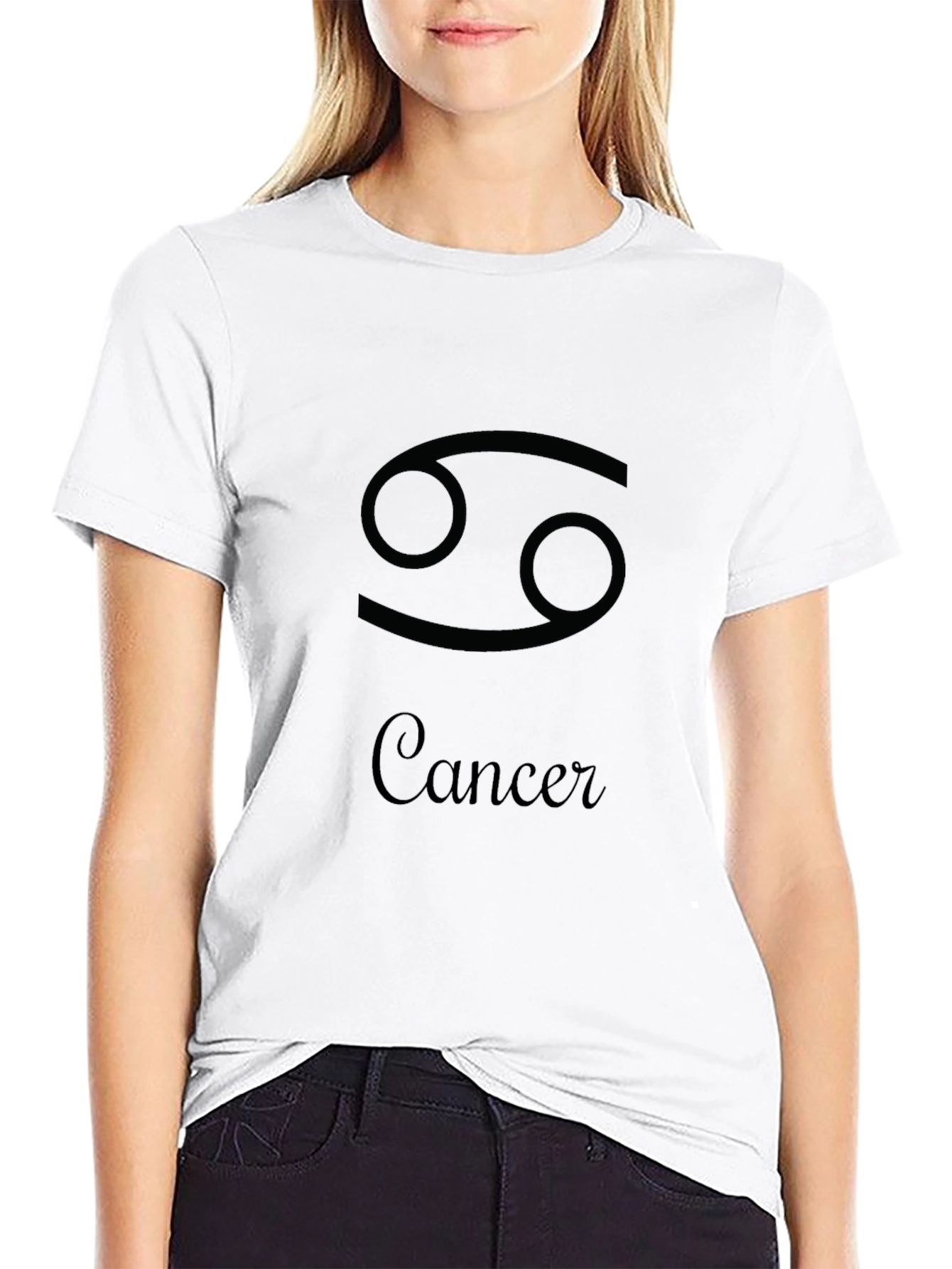 Cancer Zodiac T-Shirt - Black Astrology Tee