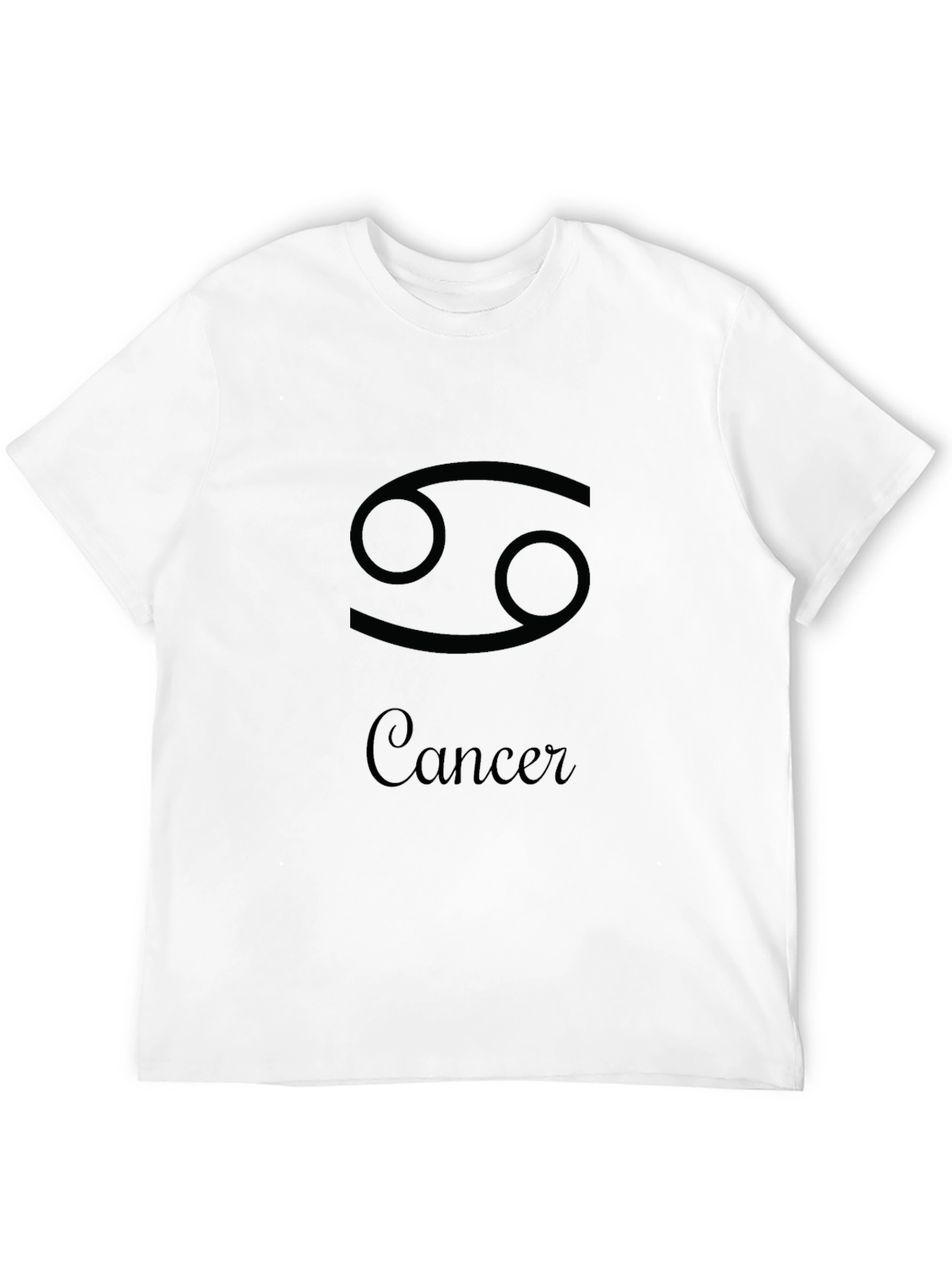 Cancer Zodiac T-Shirt - Black Astrology Tee
