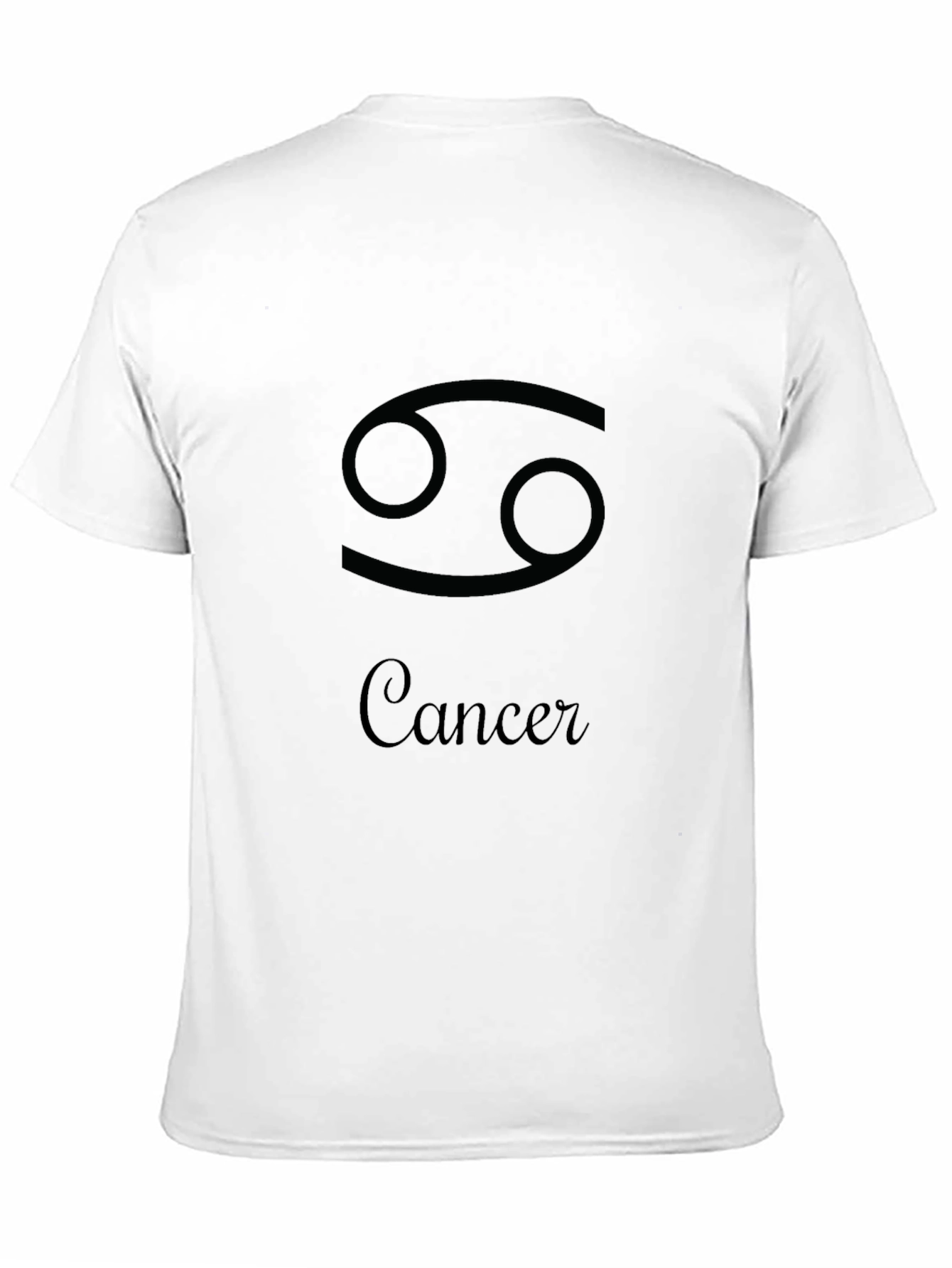 Cancer Zodiac T-Shirt - Black Astrology Tee