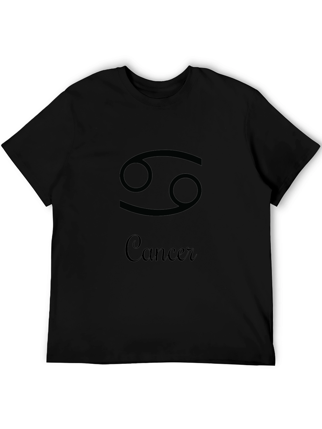 Cancer Zodiac T-Shirt - Black Astrology Tee