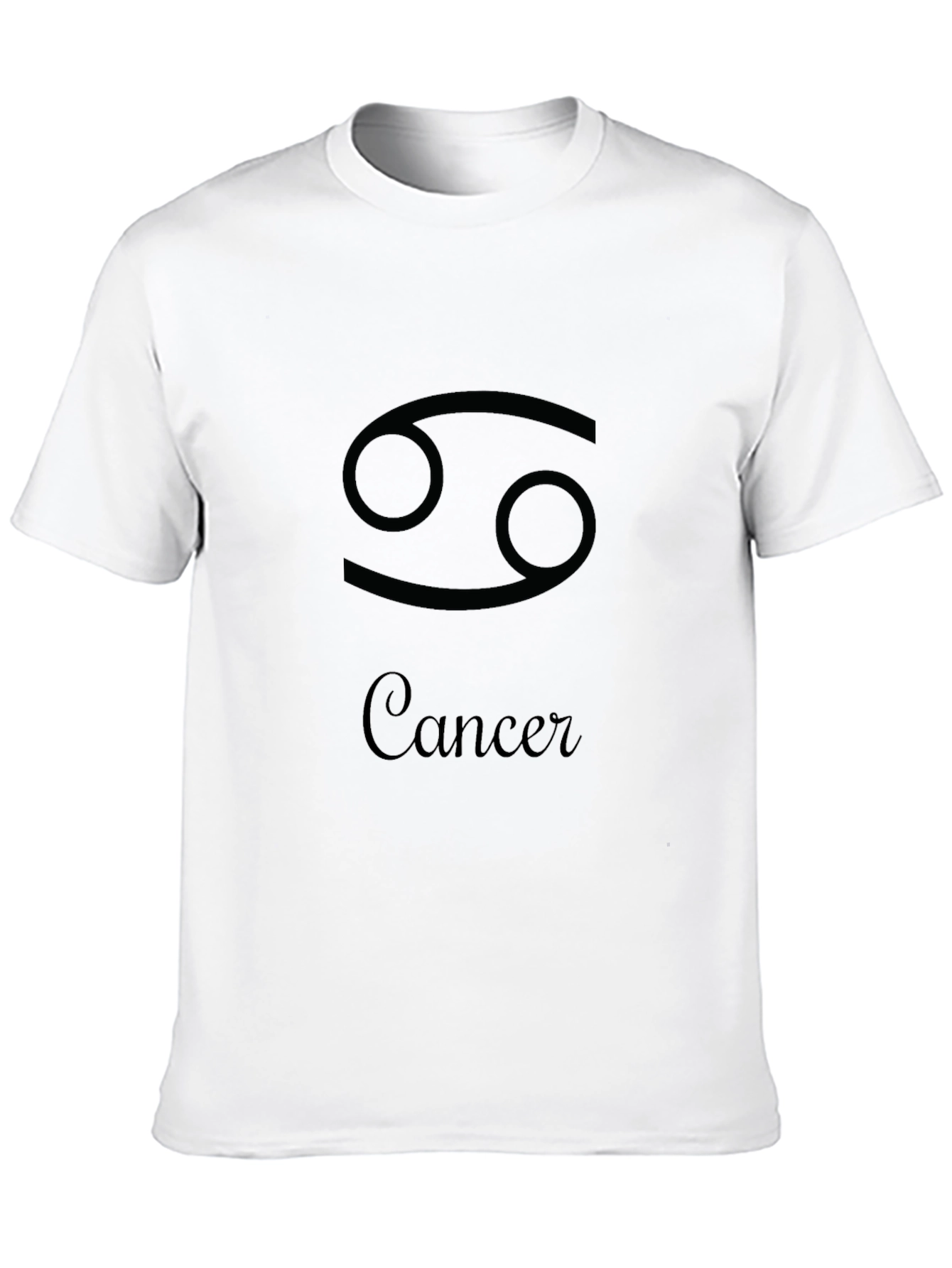 Cancer Zodiac T-Shirt - Black Astrology Tee