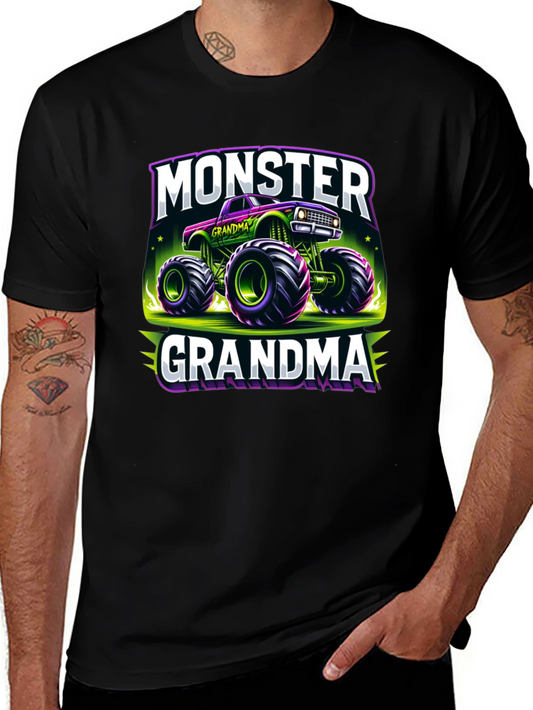 Monster Grandma Truck T-Shirt - Fun Novelty Tee