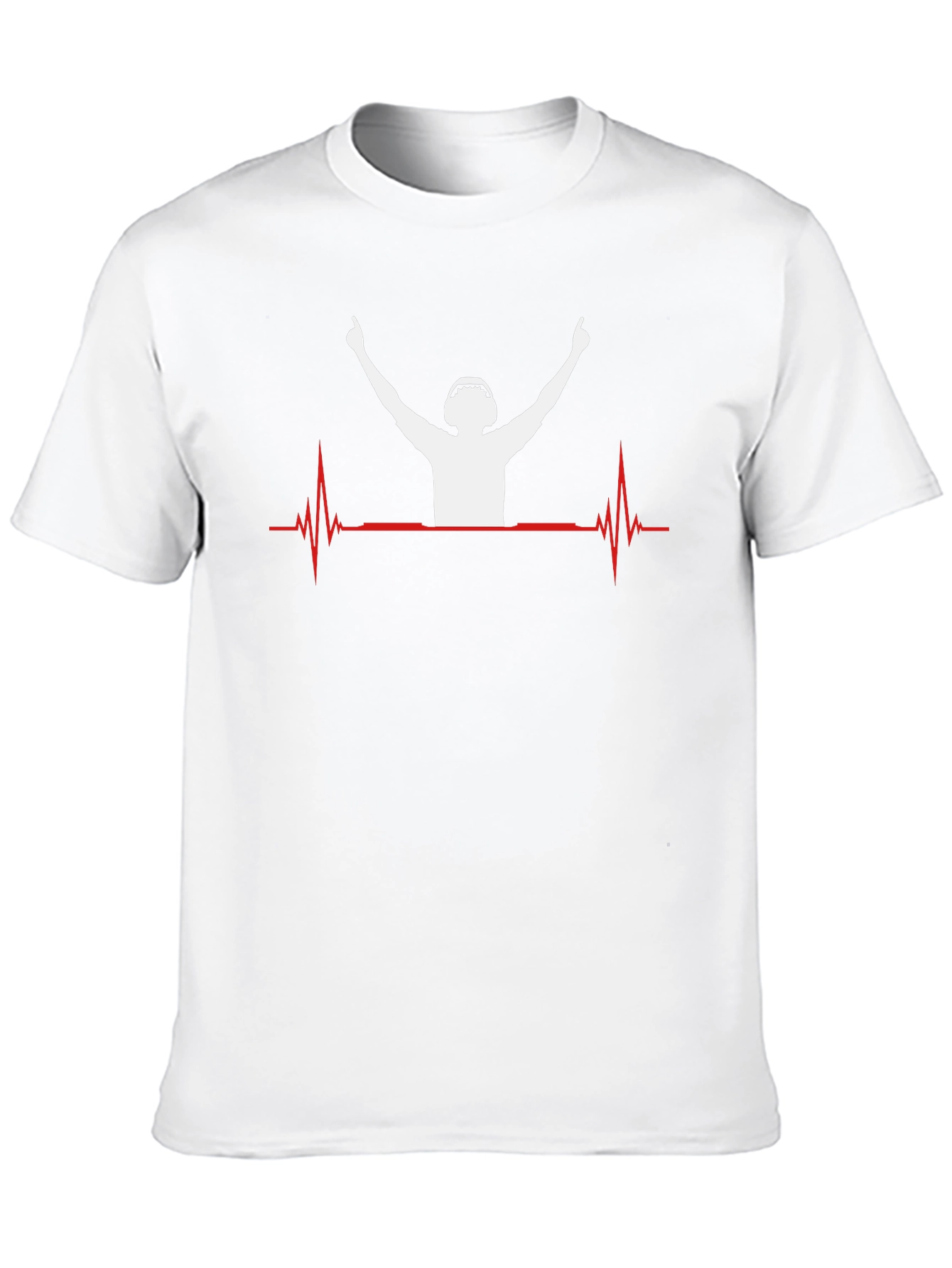 DJ Heartbeat Graphic Tee - Music Lovers Shirt