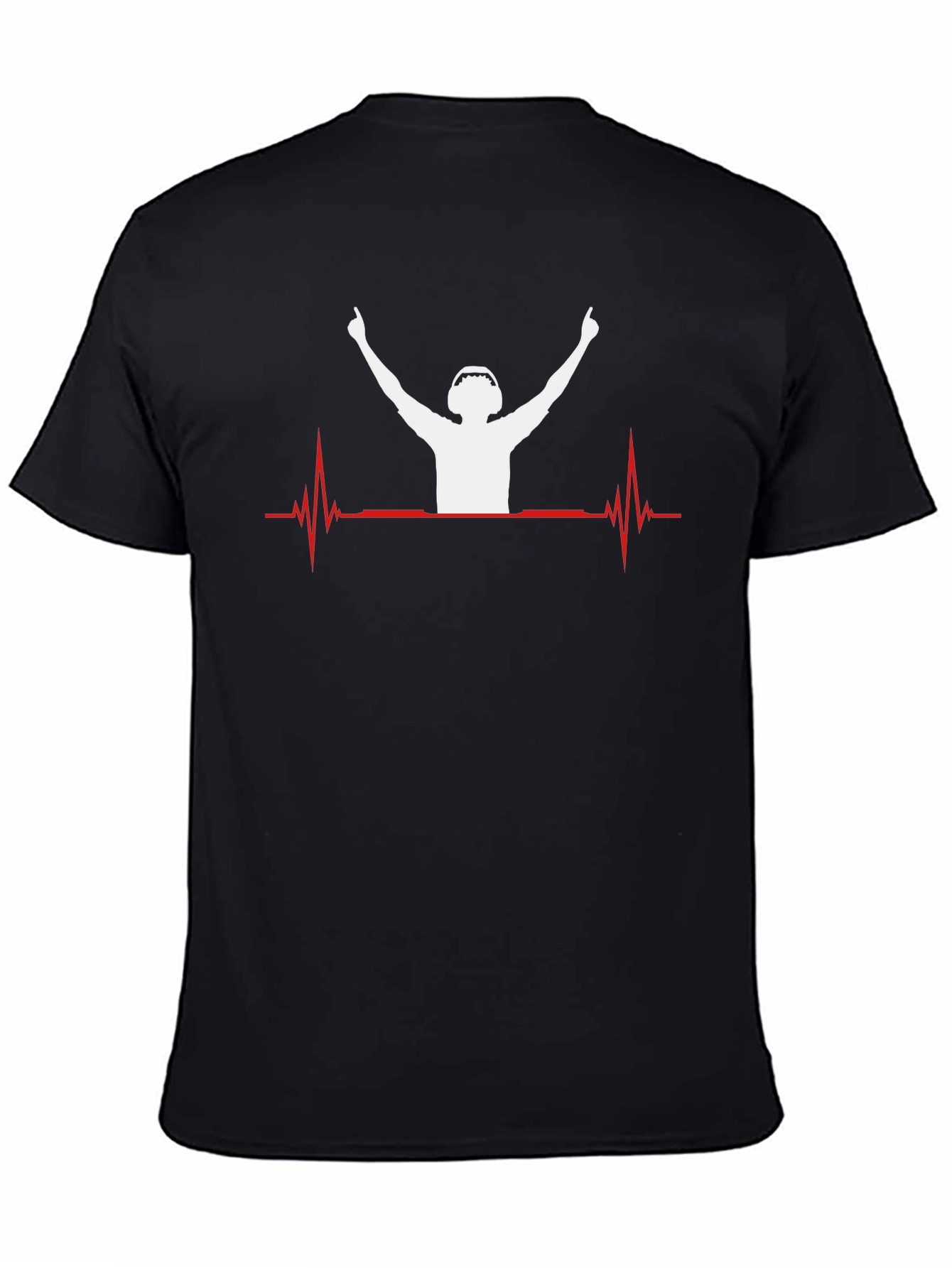 DJ Heartbeat Graphic Tee - Music Lovers Shirt