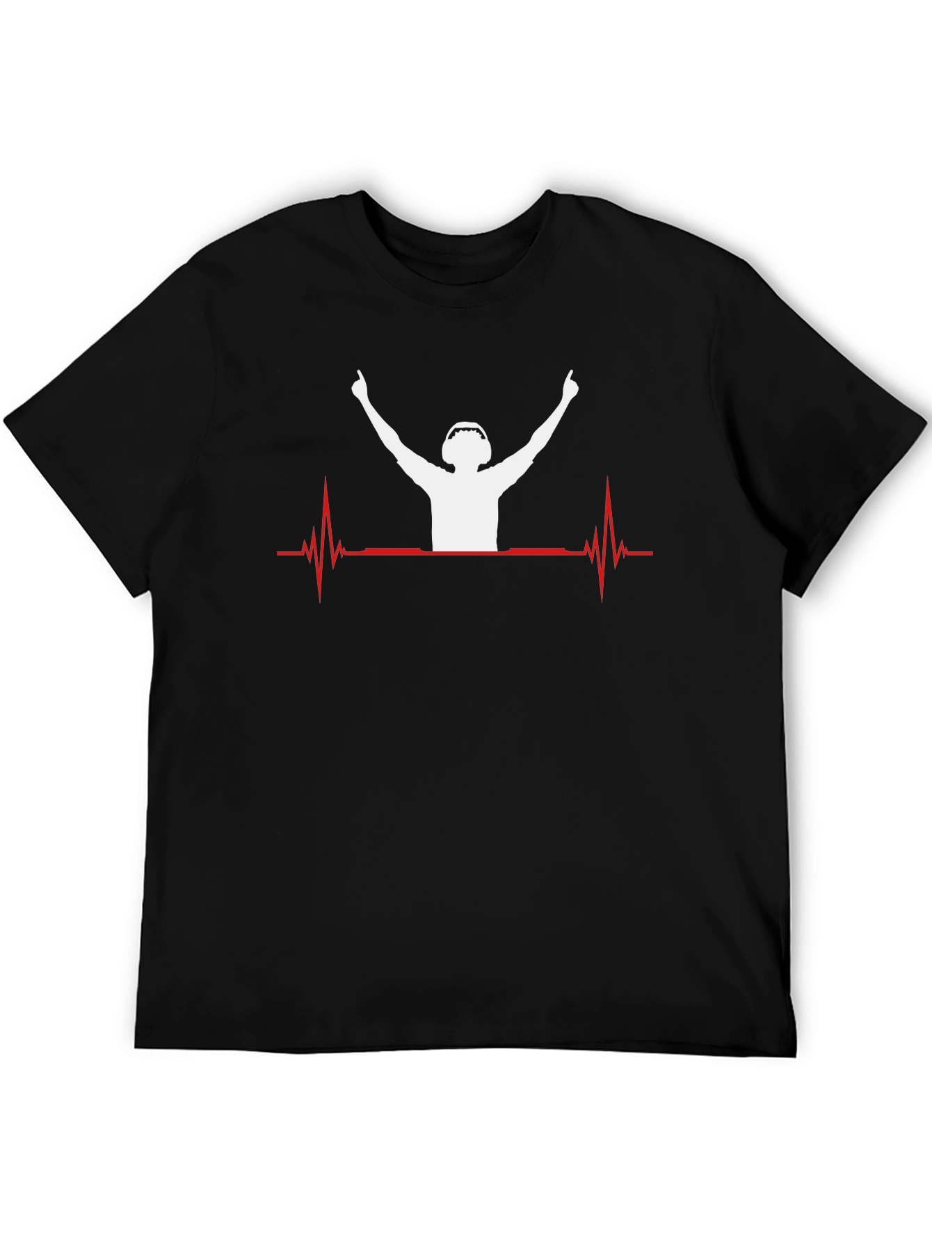 DJ Heartbeat Graphic Tee - Music Lovers Shirt