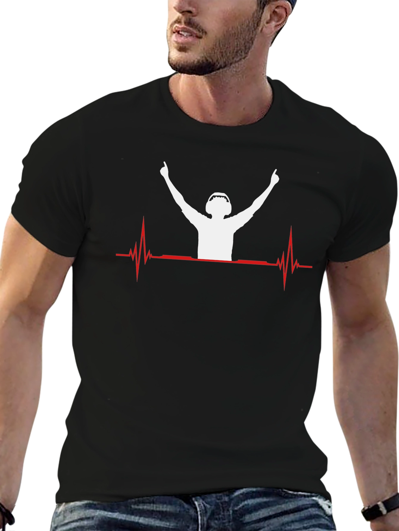 DJ Heartbeat Graphic Tee - Music Lovers Shirt