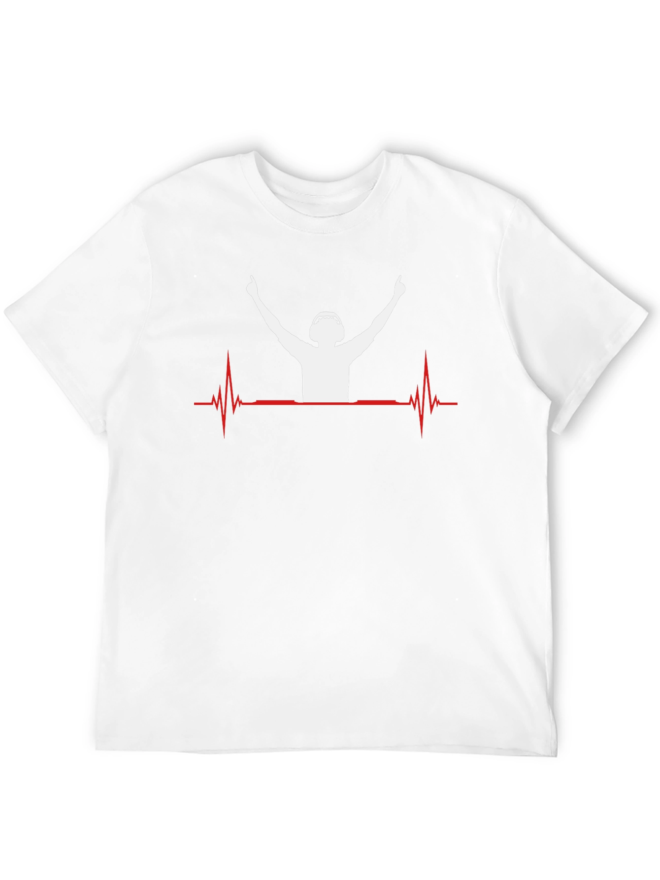 DJ Heartbeat Graphic Tee - Music Lovers Shirt