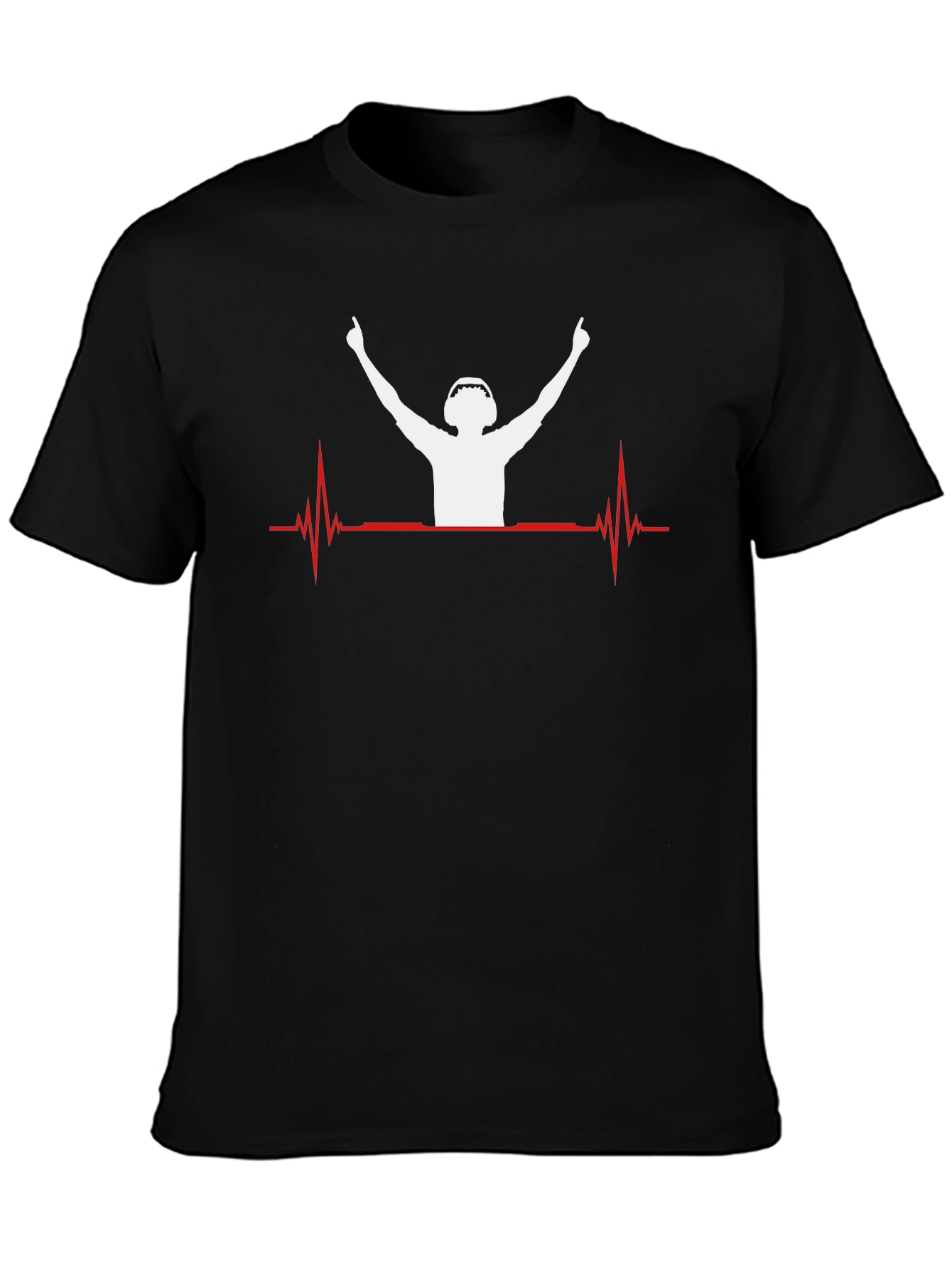 DJ Heartbeat Graphic Tee - Music Lovers Shirt