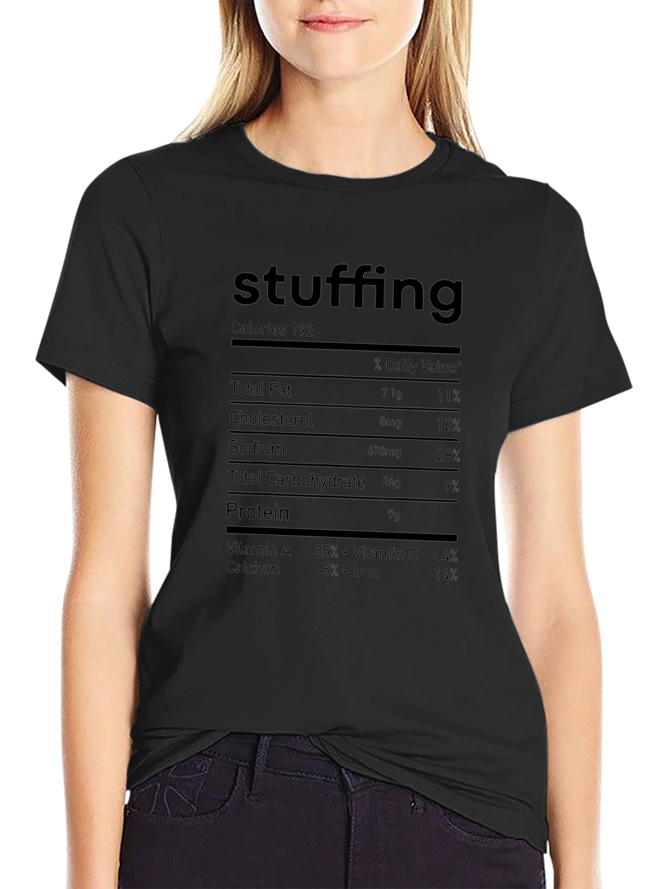 Stuffing Nutrition Facts T-Shirt