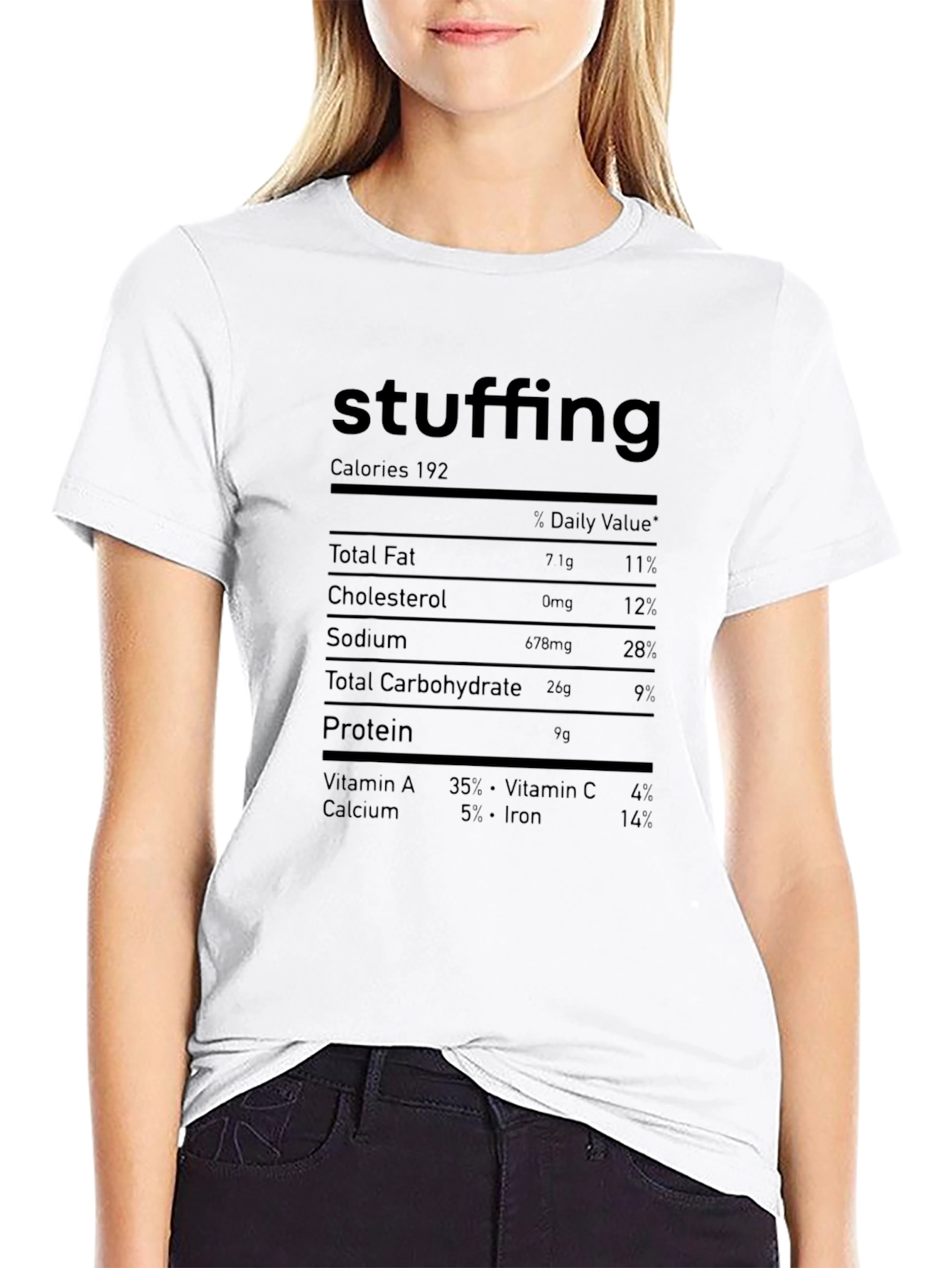 Stuffing Nutrition Facts T-Shirt