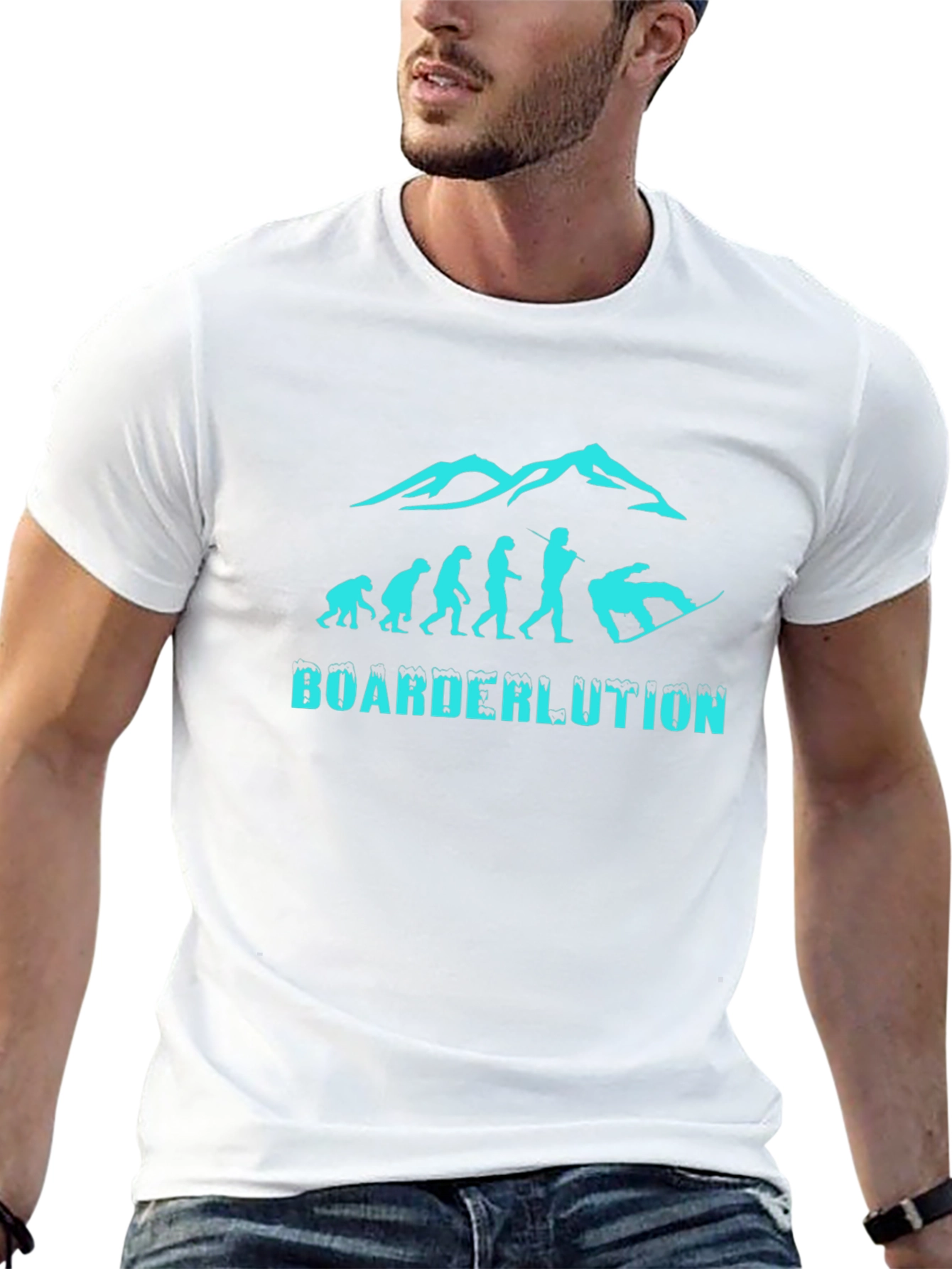 Boarderlution Evolution Graphic Tee - Black