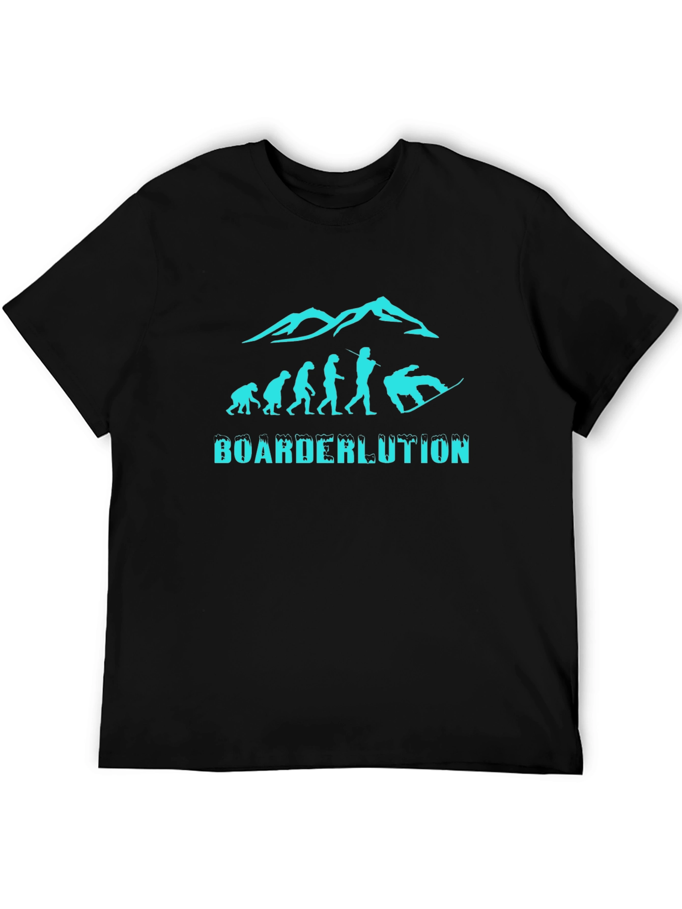 Boarderlution Evolution Graphic Tee - Black