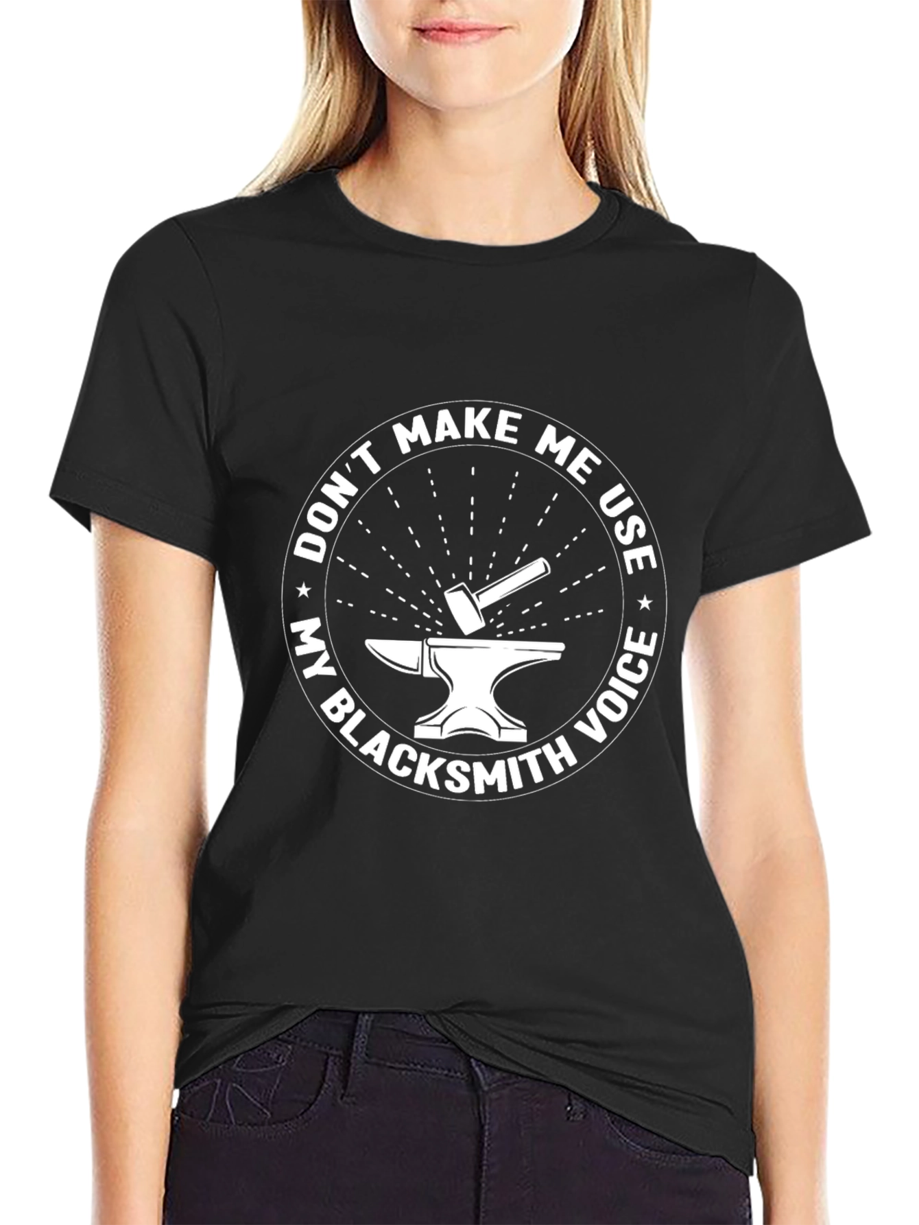 Blacksmith Voice T-Shirt Funny Anvil Hammer Tee