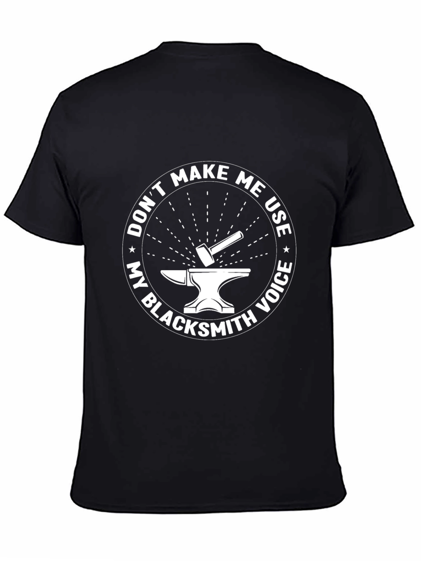 Blacksmith Voice T-Shirt Funny Anvil Hammer Tee
