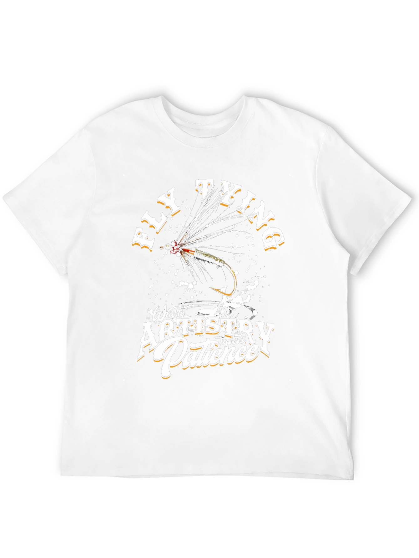 Fly Tying Artistry T-Shirt - Fishing & Hobby Apparel